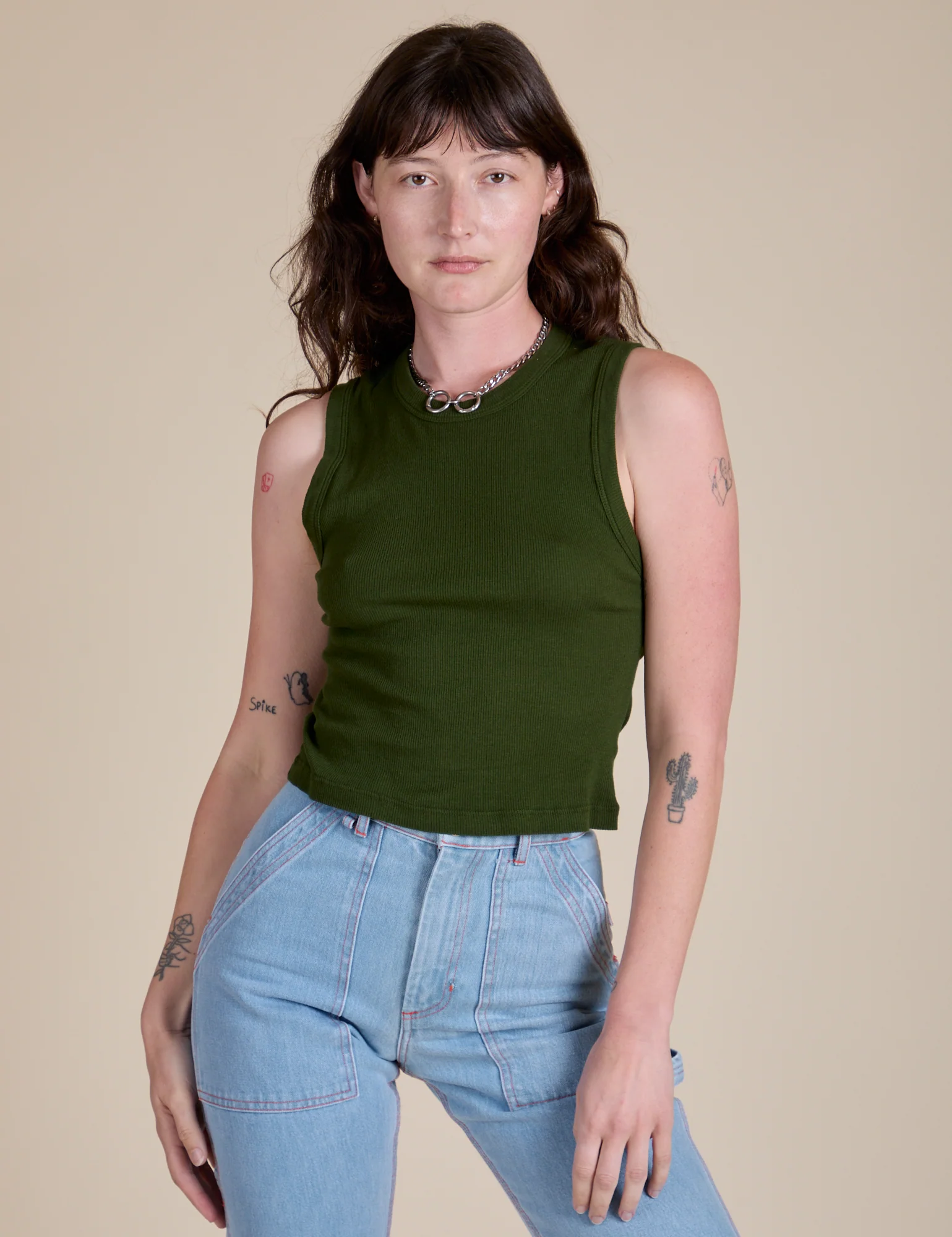 Muscle Tee - Evergreen - Image 17