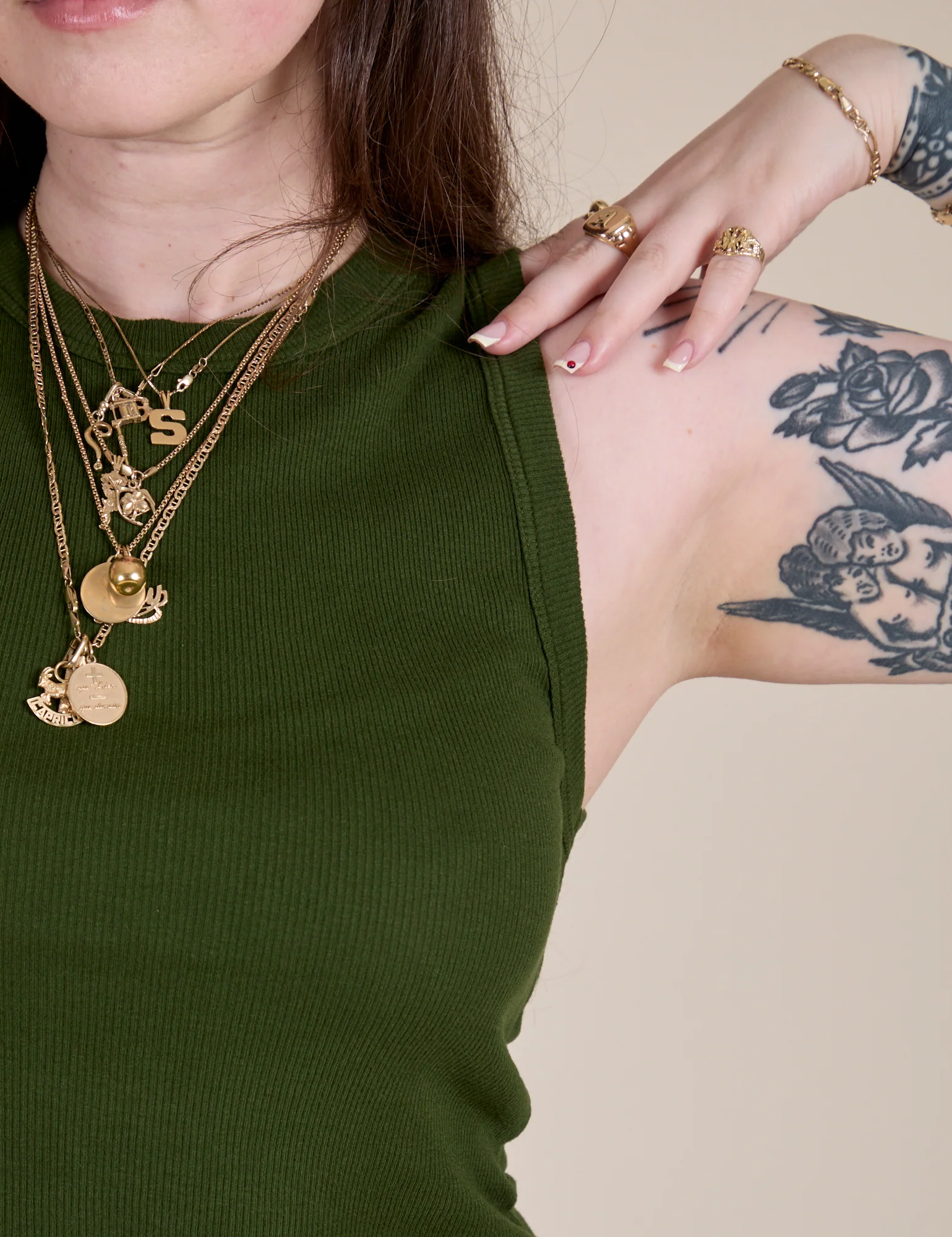 Muscle Tee - Evergreen - Image 4