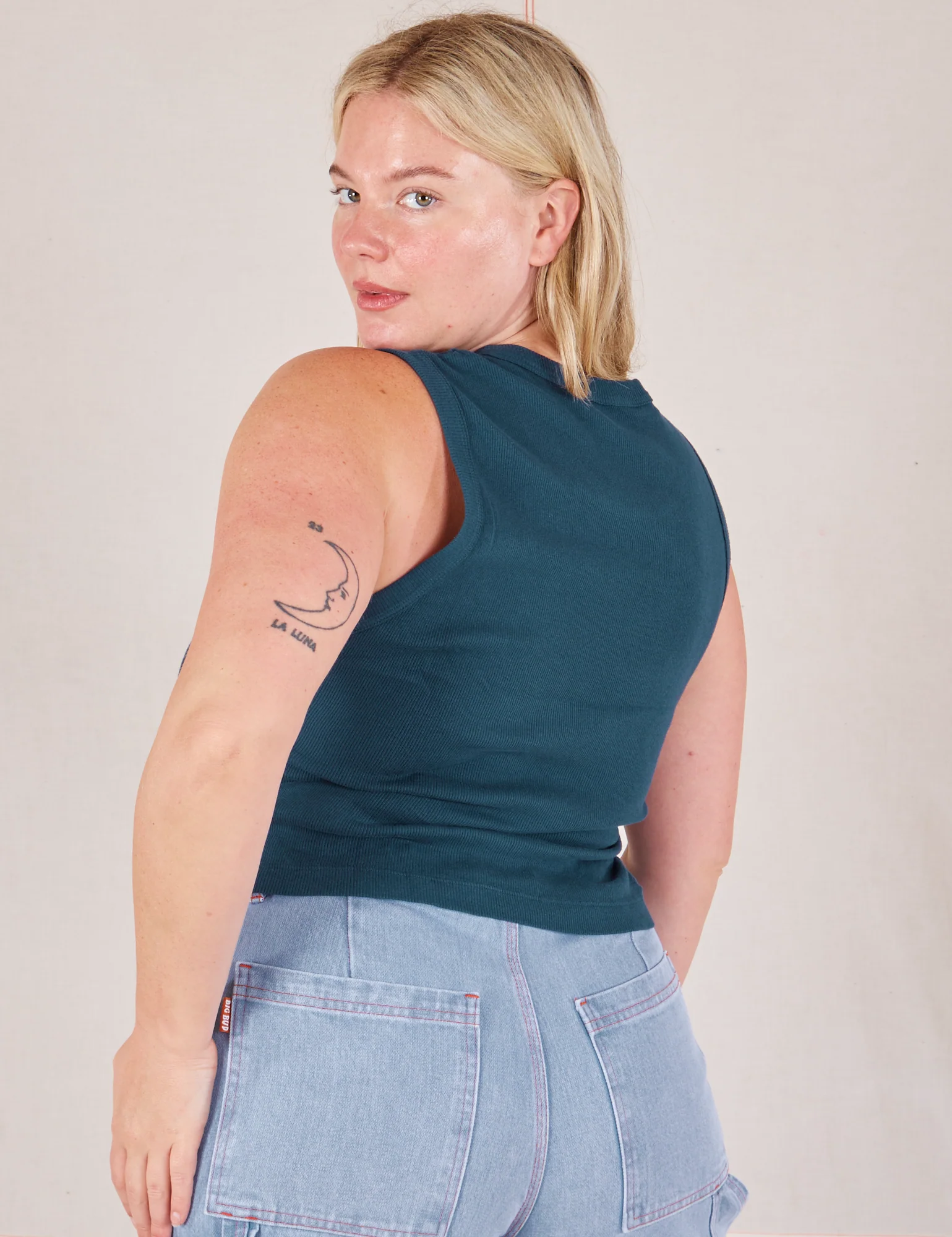 Muscle Tee - Lagoon - Image 23