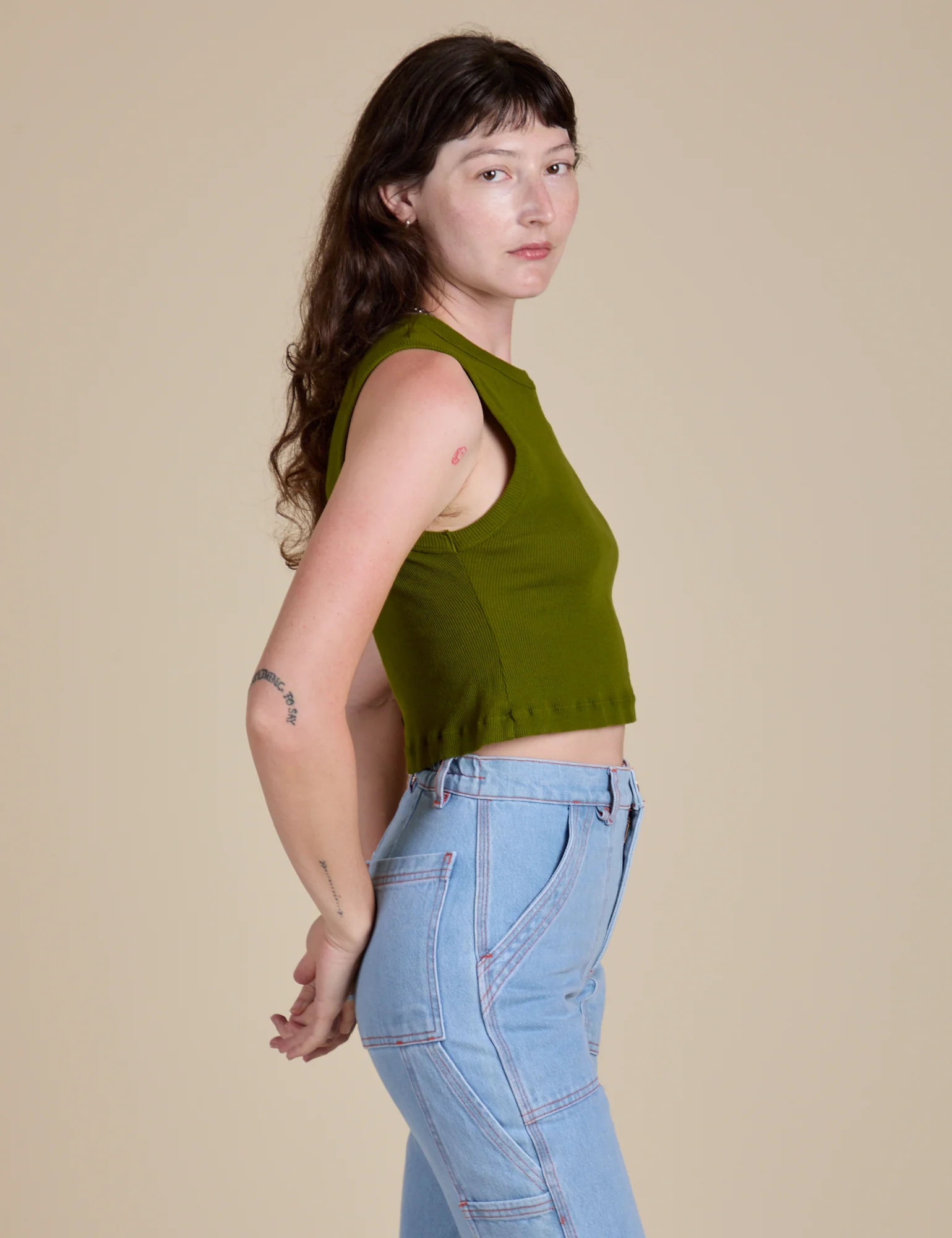 Muscle Tee - Summer Olive - Image 14