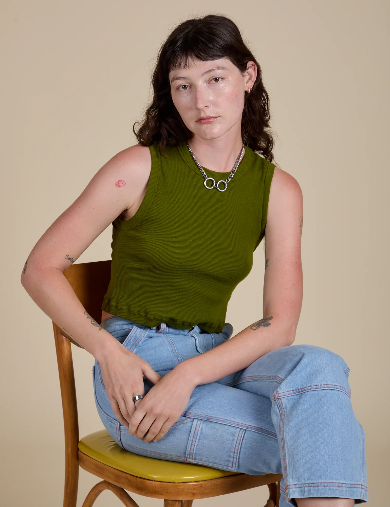 Muscle Tee - Summer Olive - Image 17