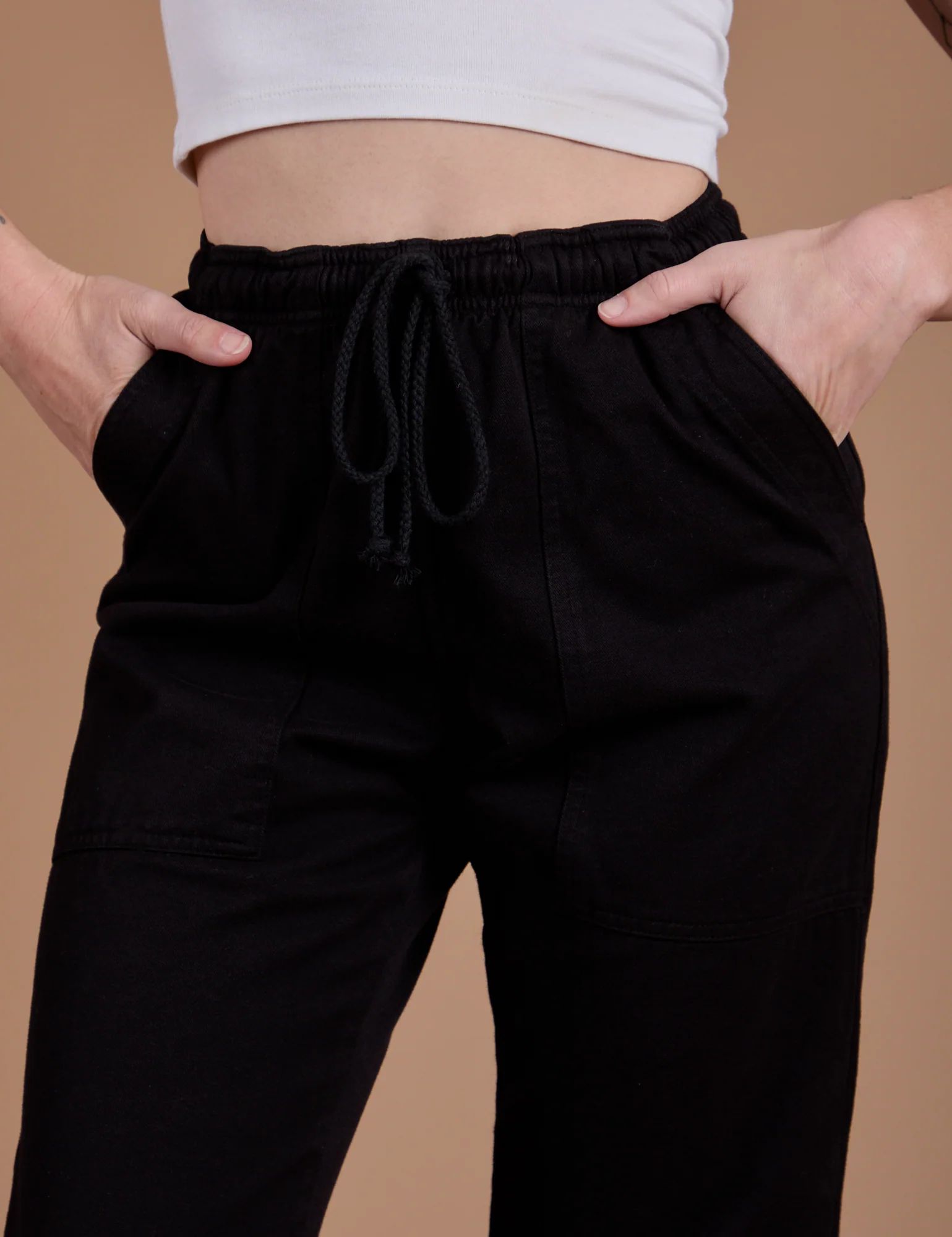 Organic Action Pants - Basic Black - Image 4