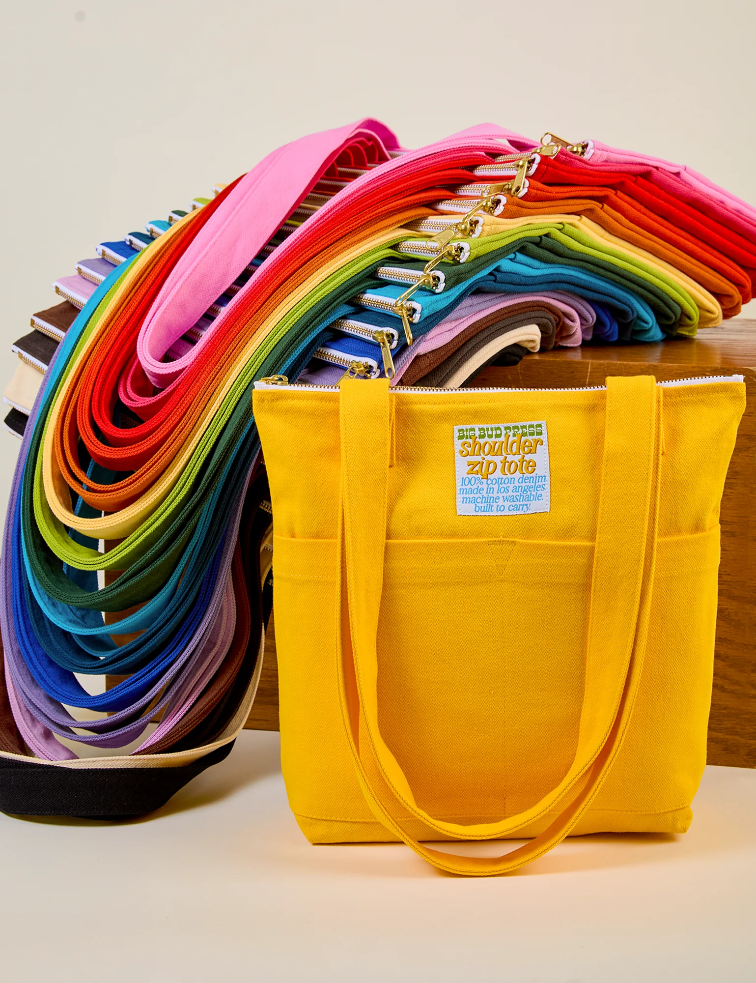 Over-Shoulder Zip Mini Tote