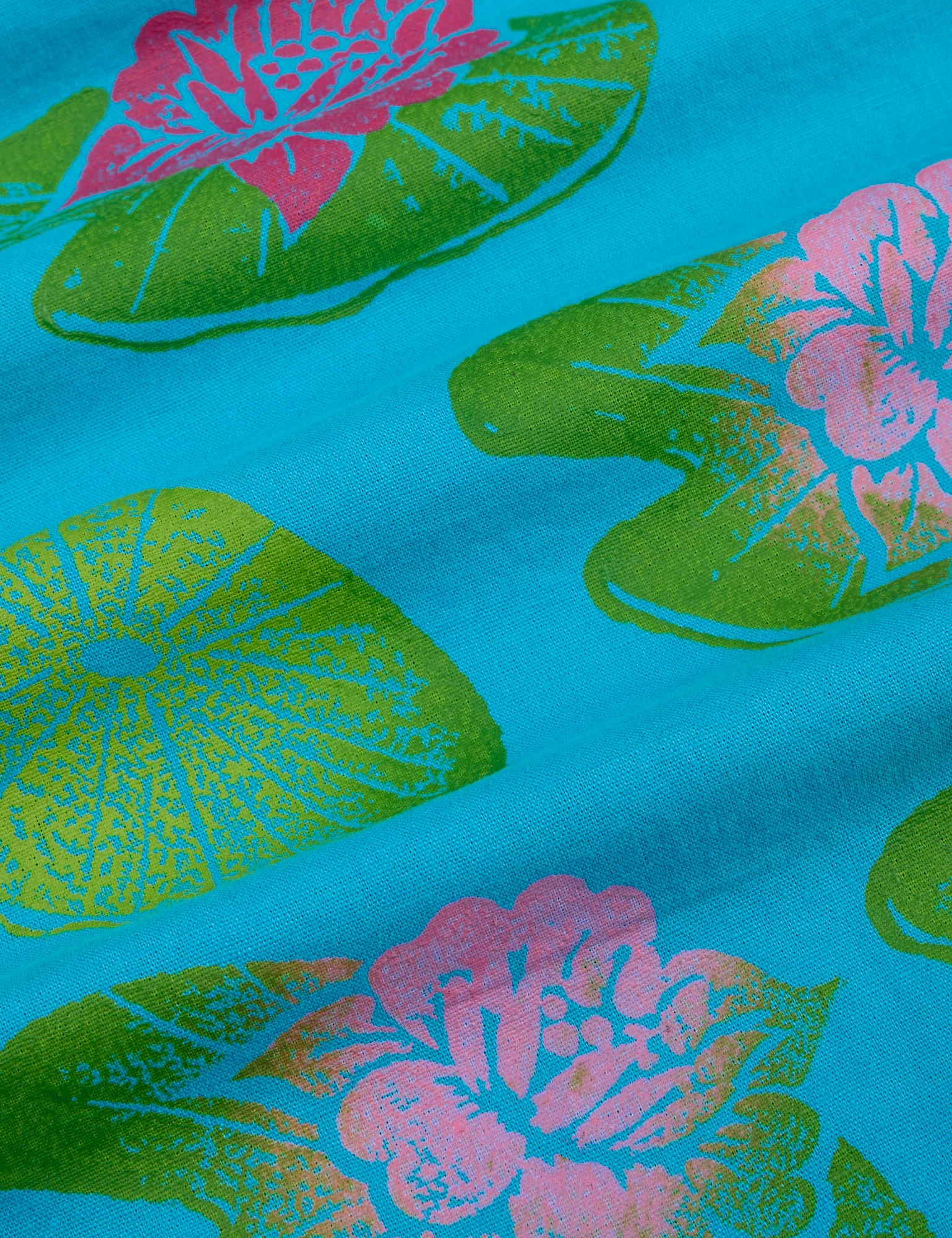 Paintstamped Pantry Button-Up - Lilypad *FINAL SALE* - Image 2