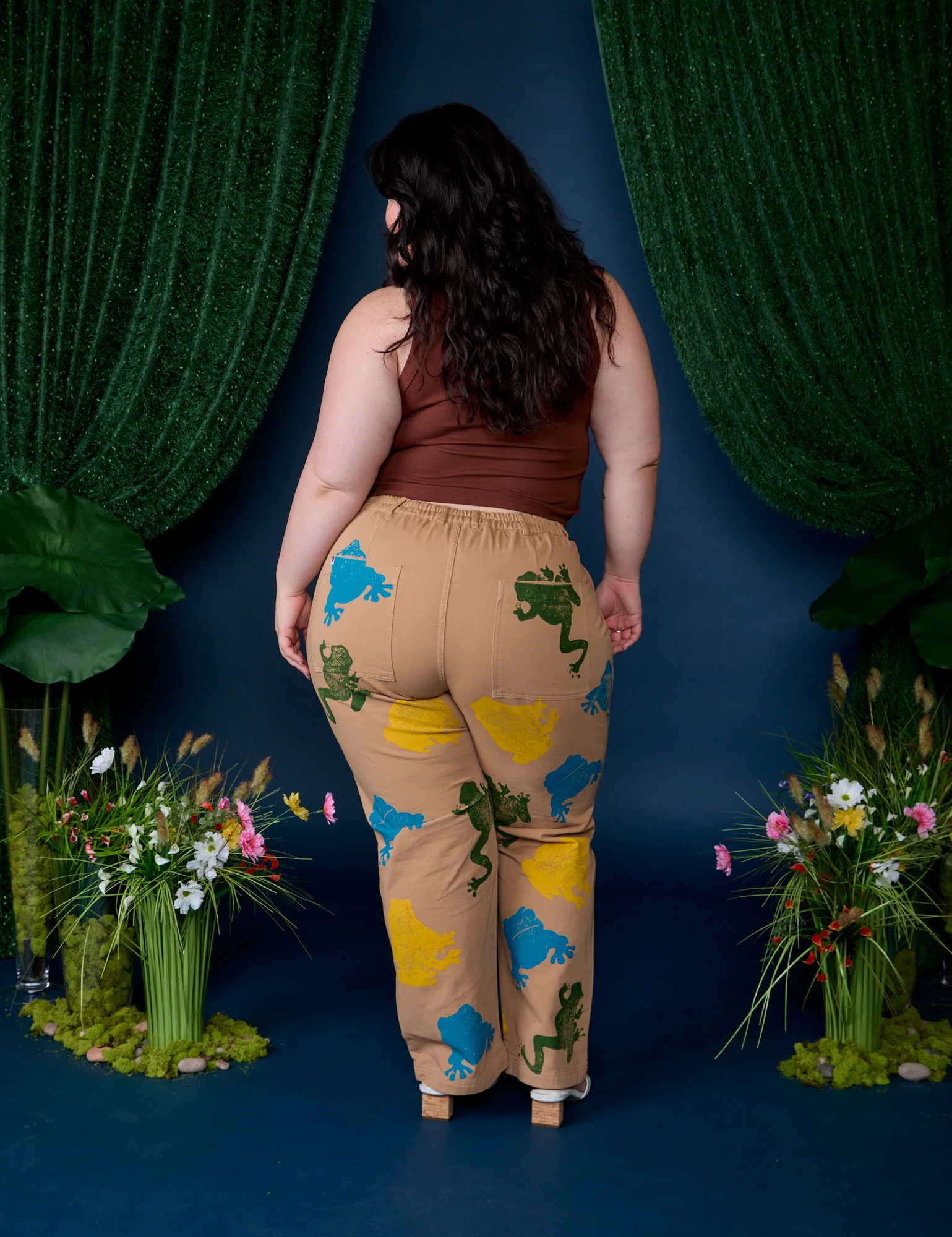 Paintstamped Work Pants - Froggy *FINAL SALE* - Image 9