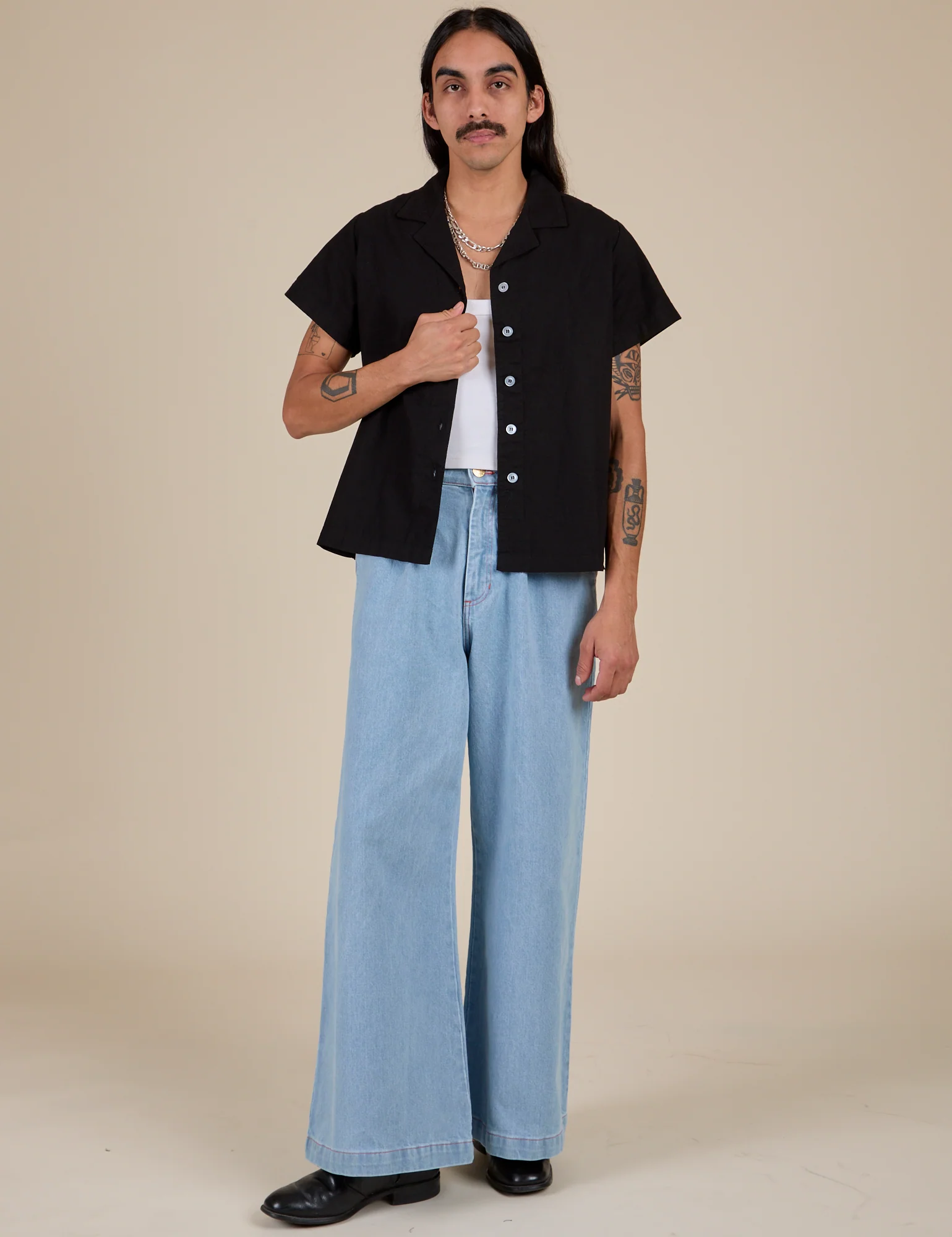 Pantry Button-Up - Basic Black - Image 9