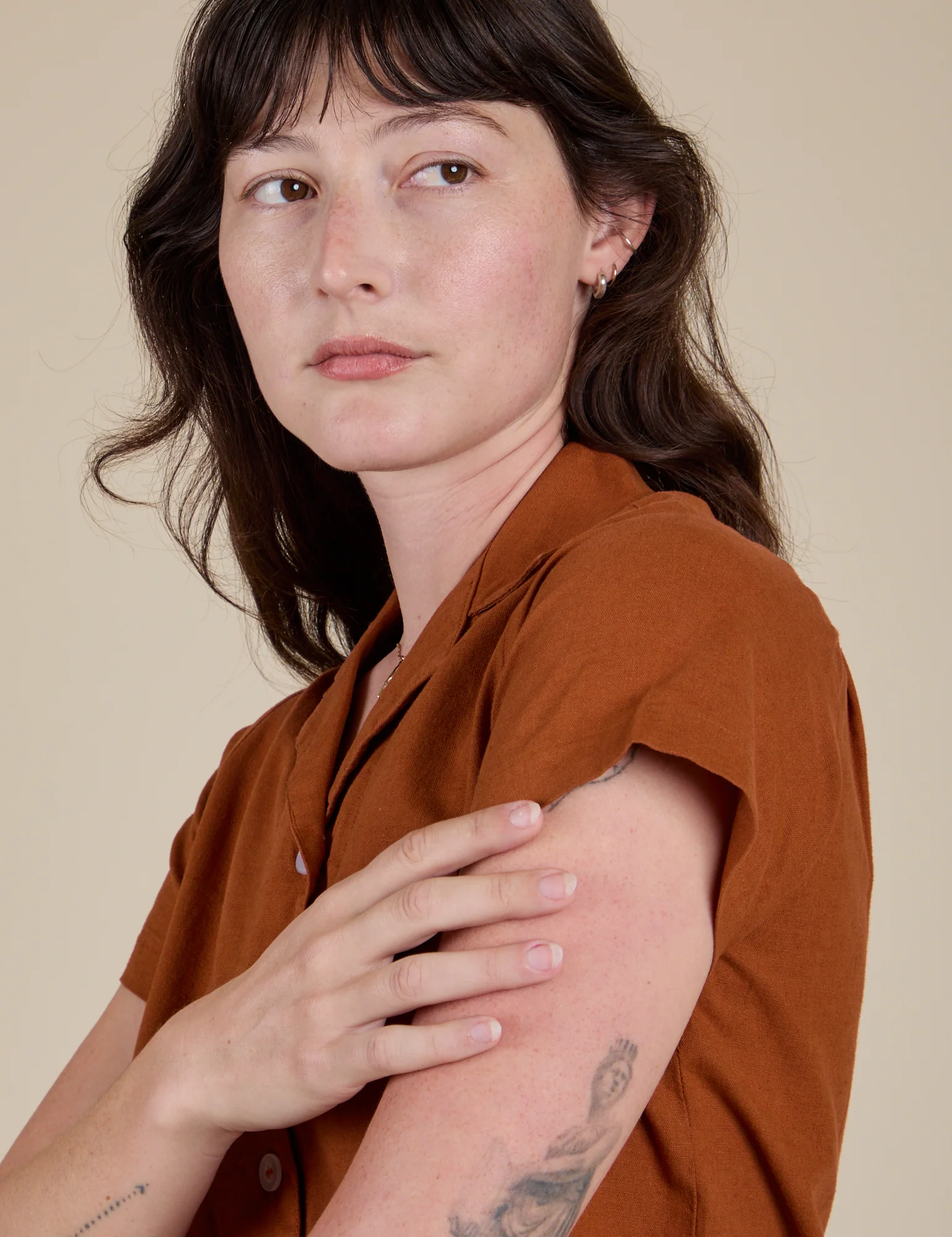 Pantry Button-Up - Burnt Terracotta - Image 5