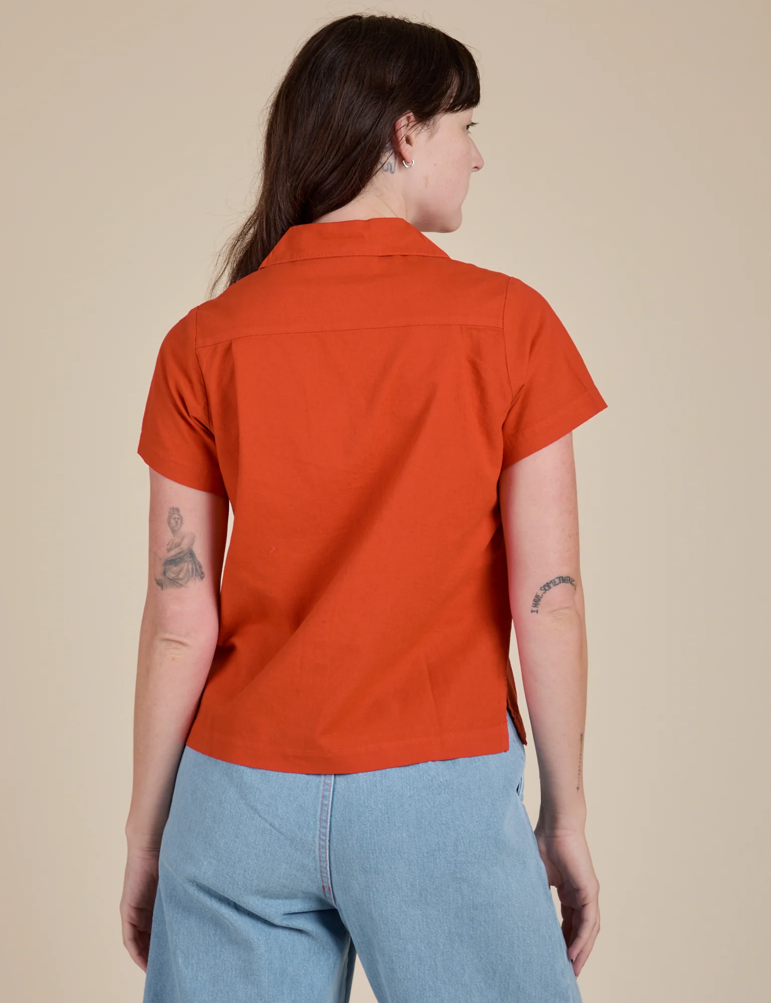 Pantry Button-Up - Chili Red - Image 18