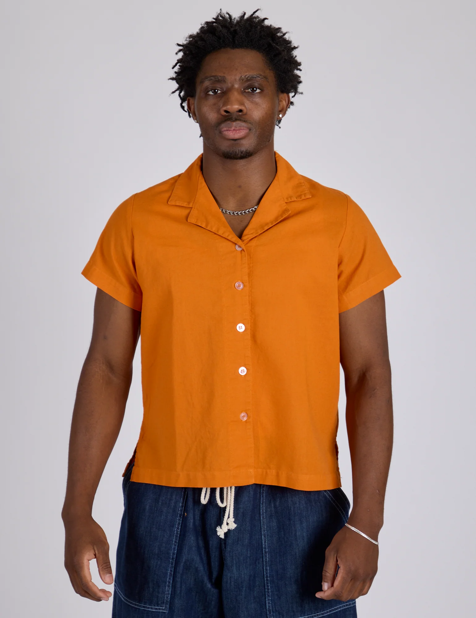 Pantry Button-Up - Creamsicle Orange *FINAL SALE* - Image 6
