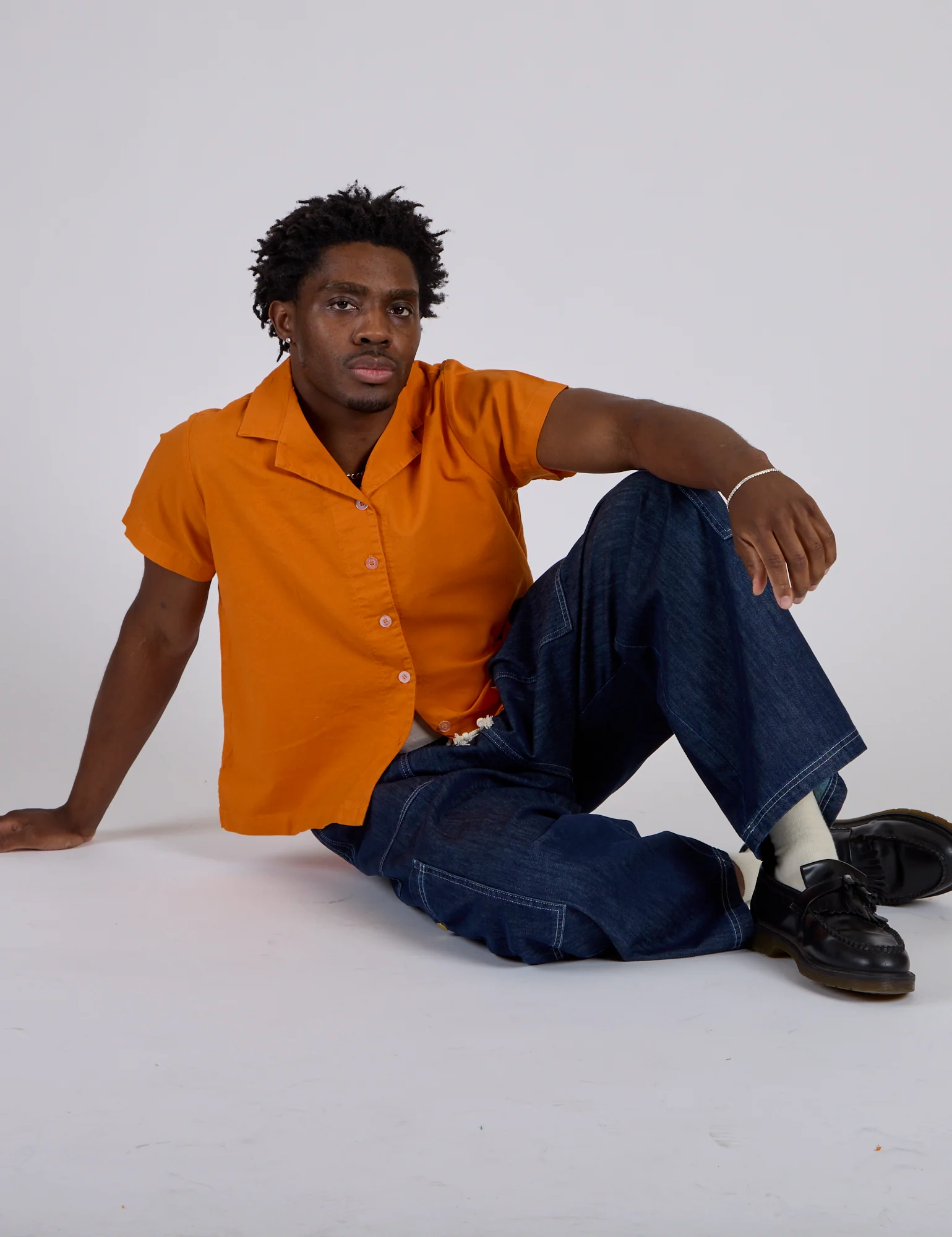Pantry Button-Up - Creamsicle Orange *FINAL SALE* - Image 9