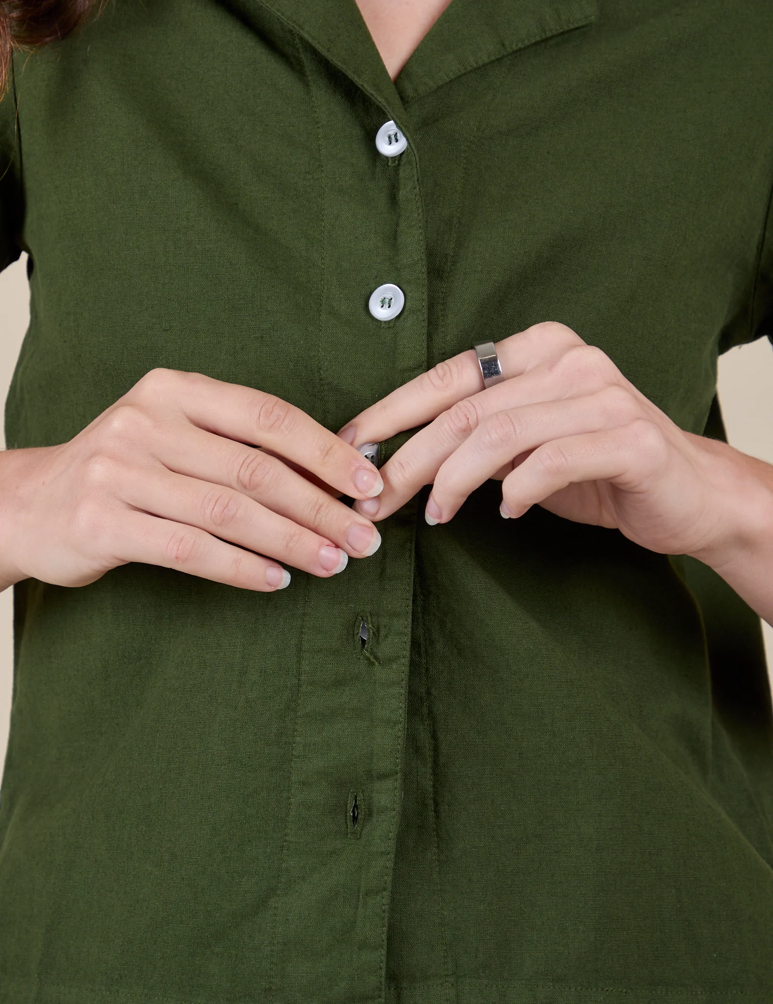 Pantry Button-Up - Evergreen - Image 4
