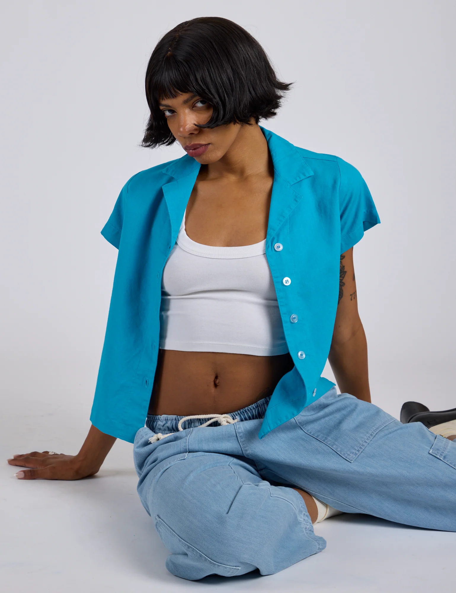 Pantry Button-Up - Hawaiian Blue *FINAL SALE* - Image 10
