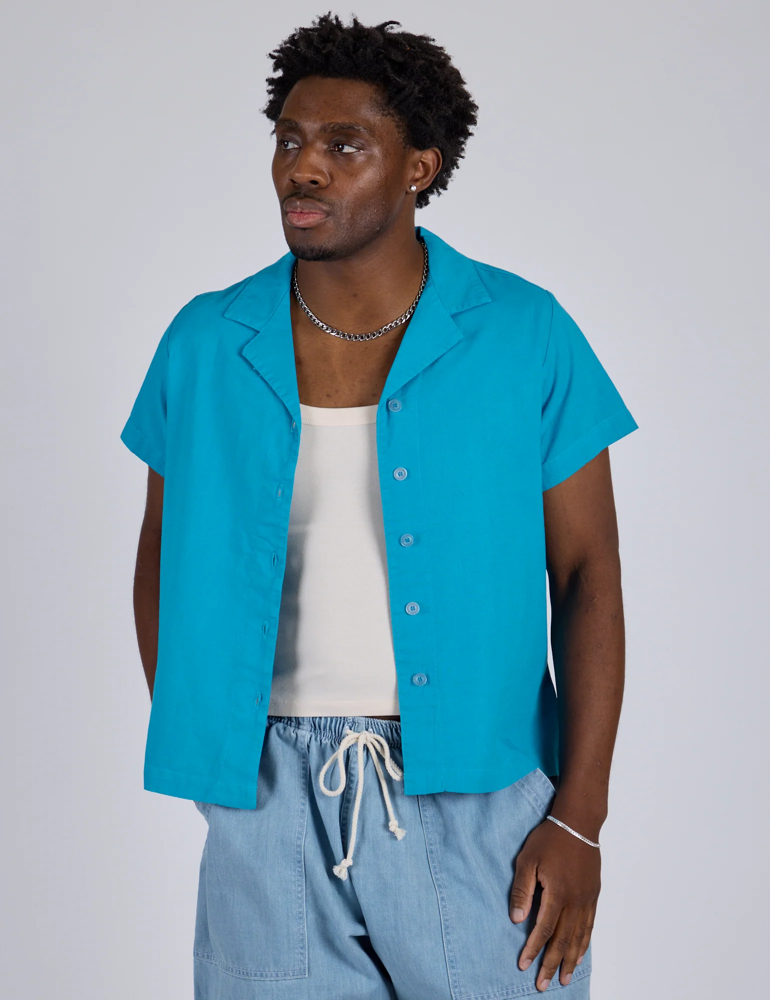 Pantry Button-Up - Hawaiian Blue *FINAL SALE* - Image 16