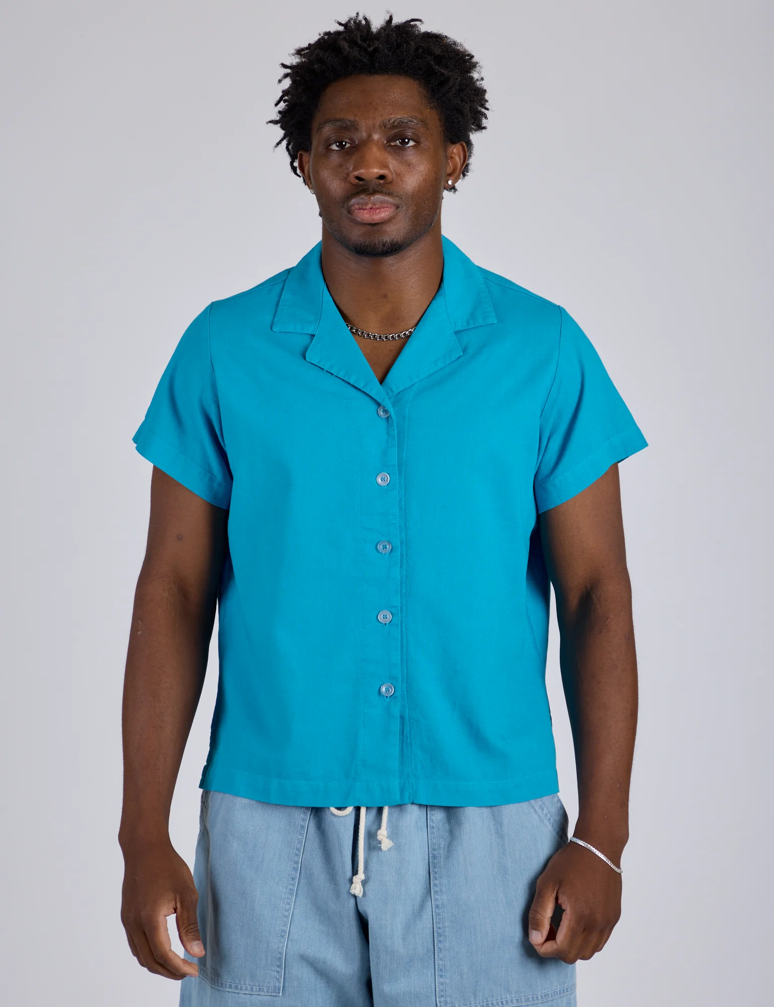 Pantry Button-Up - Hawaiian Blue *FINAL SALE* - Image 19