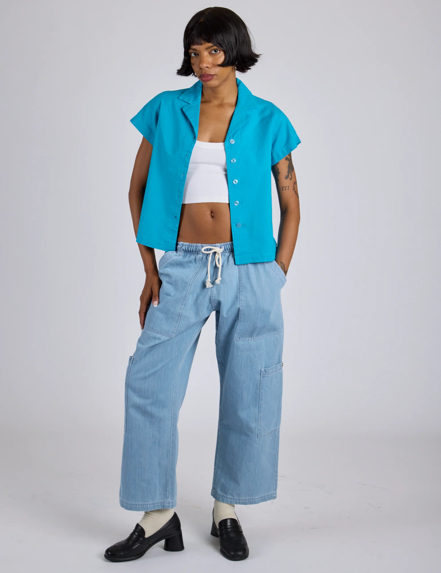 Pantry Button-Up - Hawaiian Blue *FINAL SALE* - Image 5