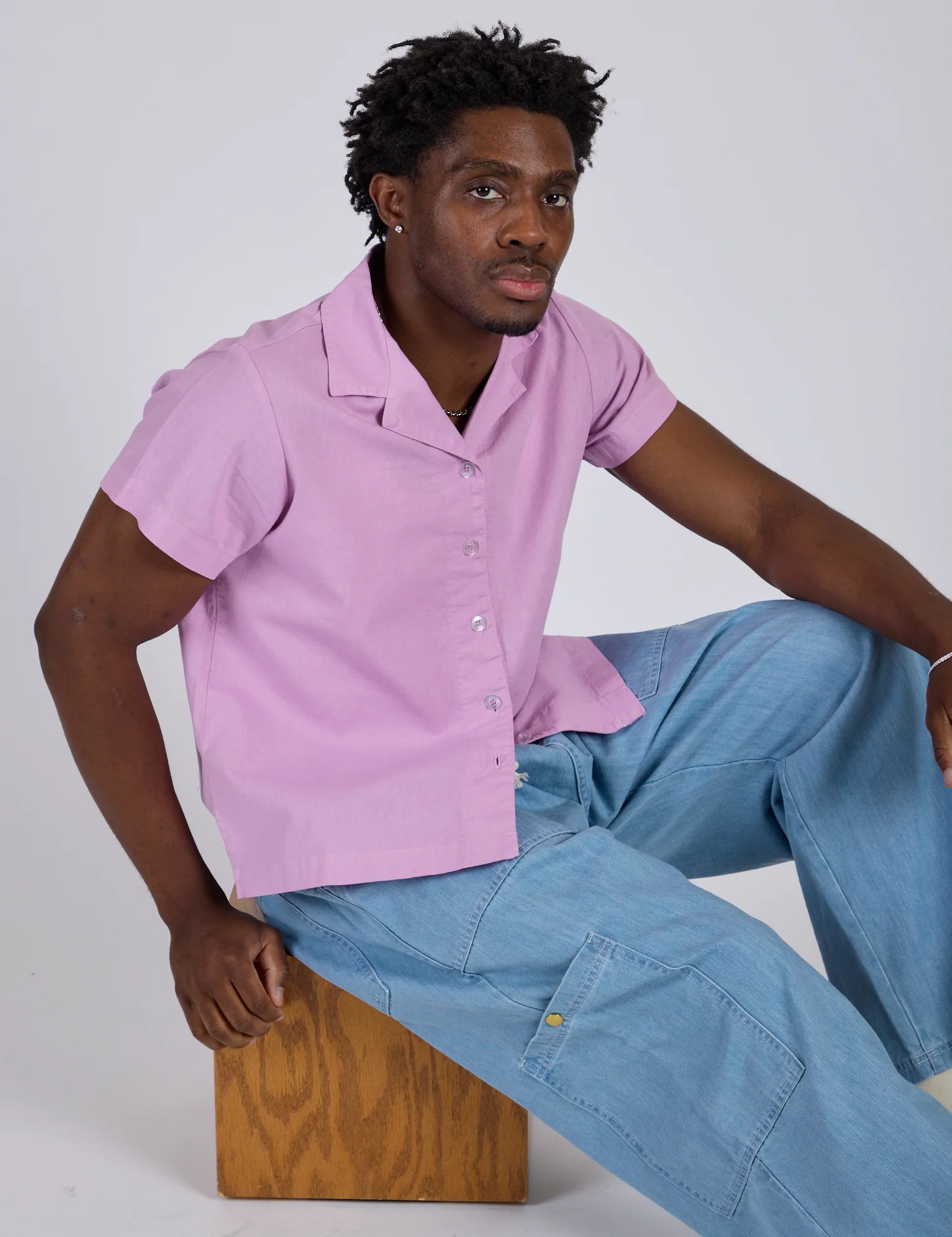 Pantry Button-Up - Lilac Purple *FINAL SALE* - Image 23