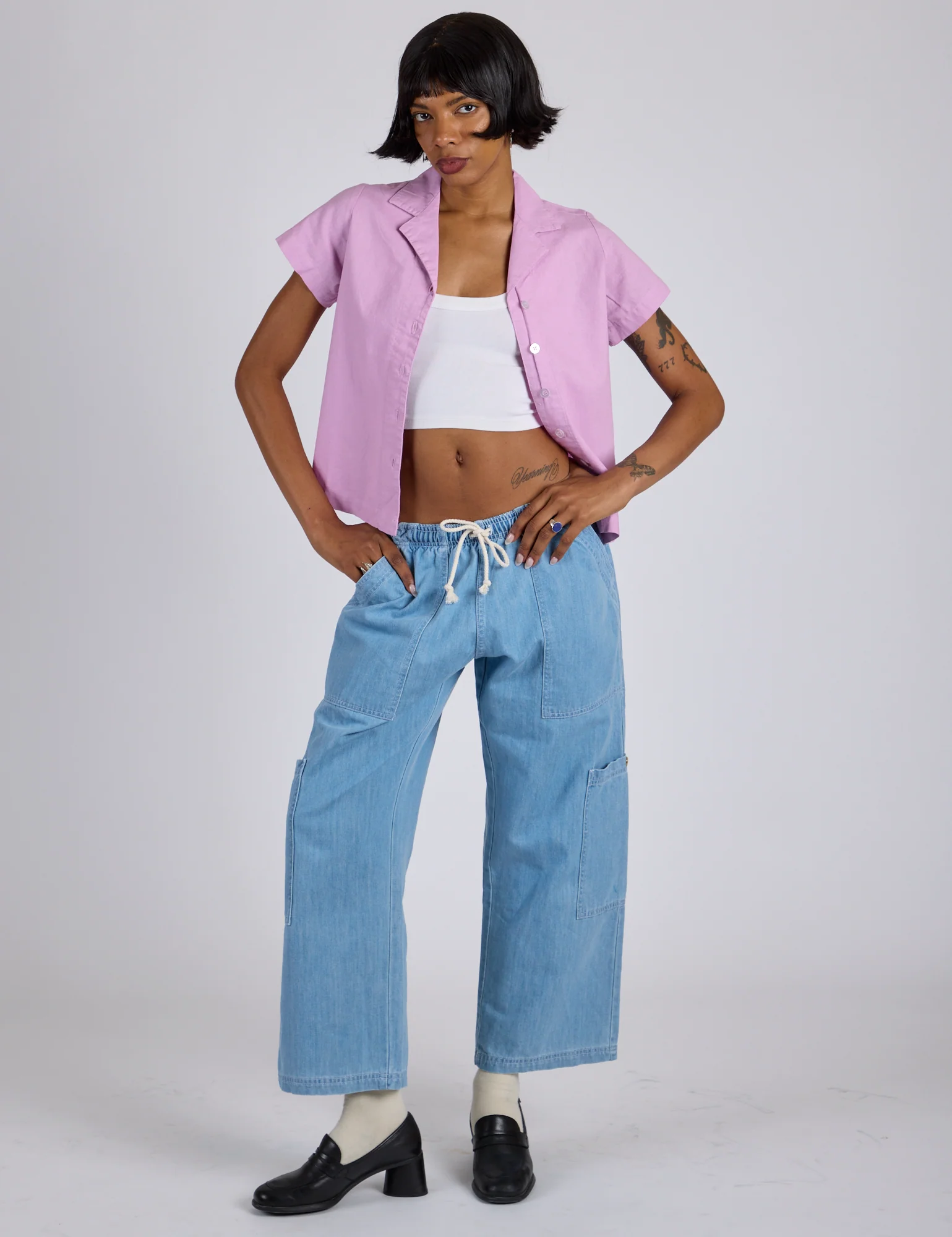 Pantry Button-Up - Lilac Purple *FINAL SALE* - Image 4