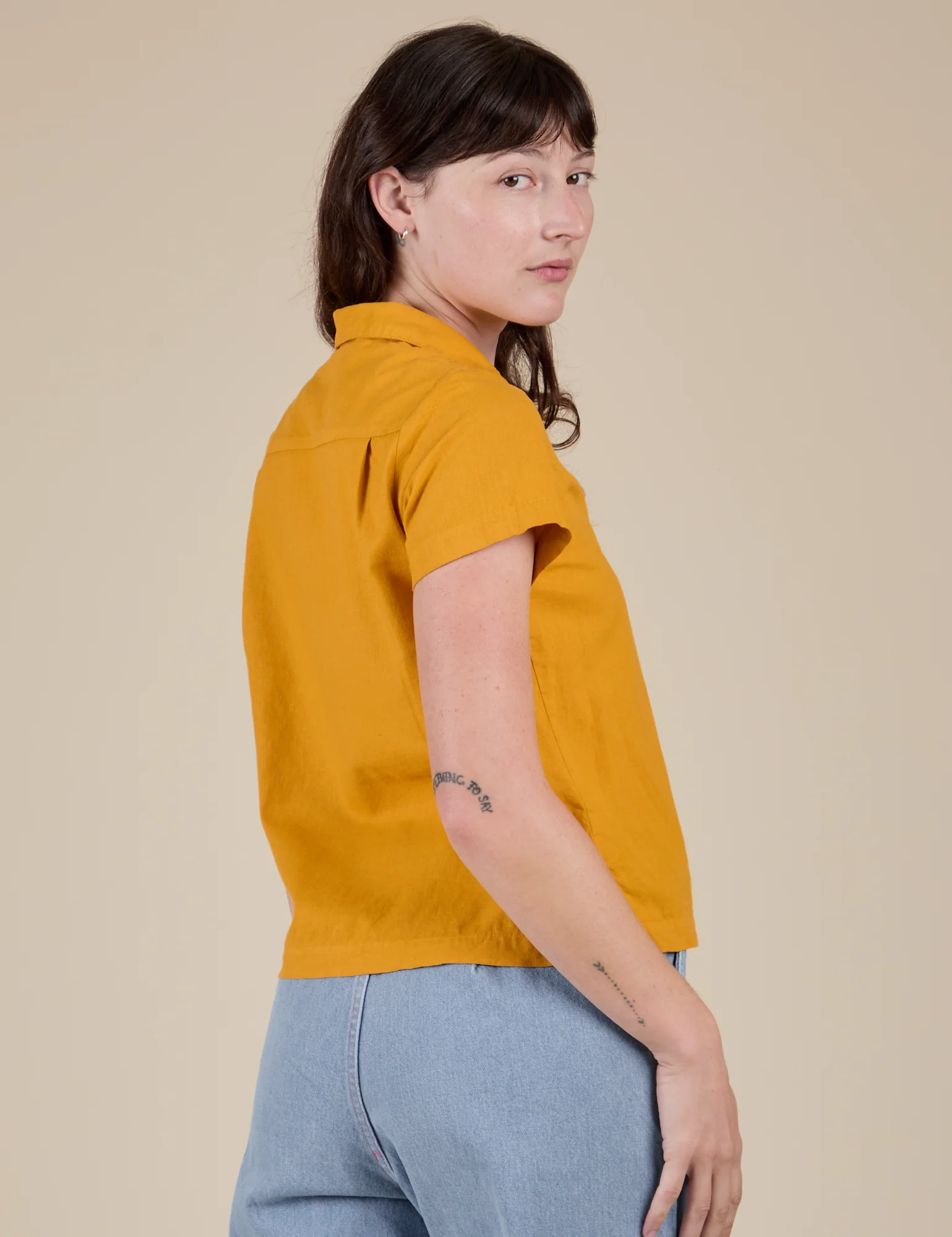 Pantry Button-Up - Mustard Yellow - Image 26
