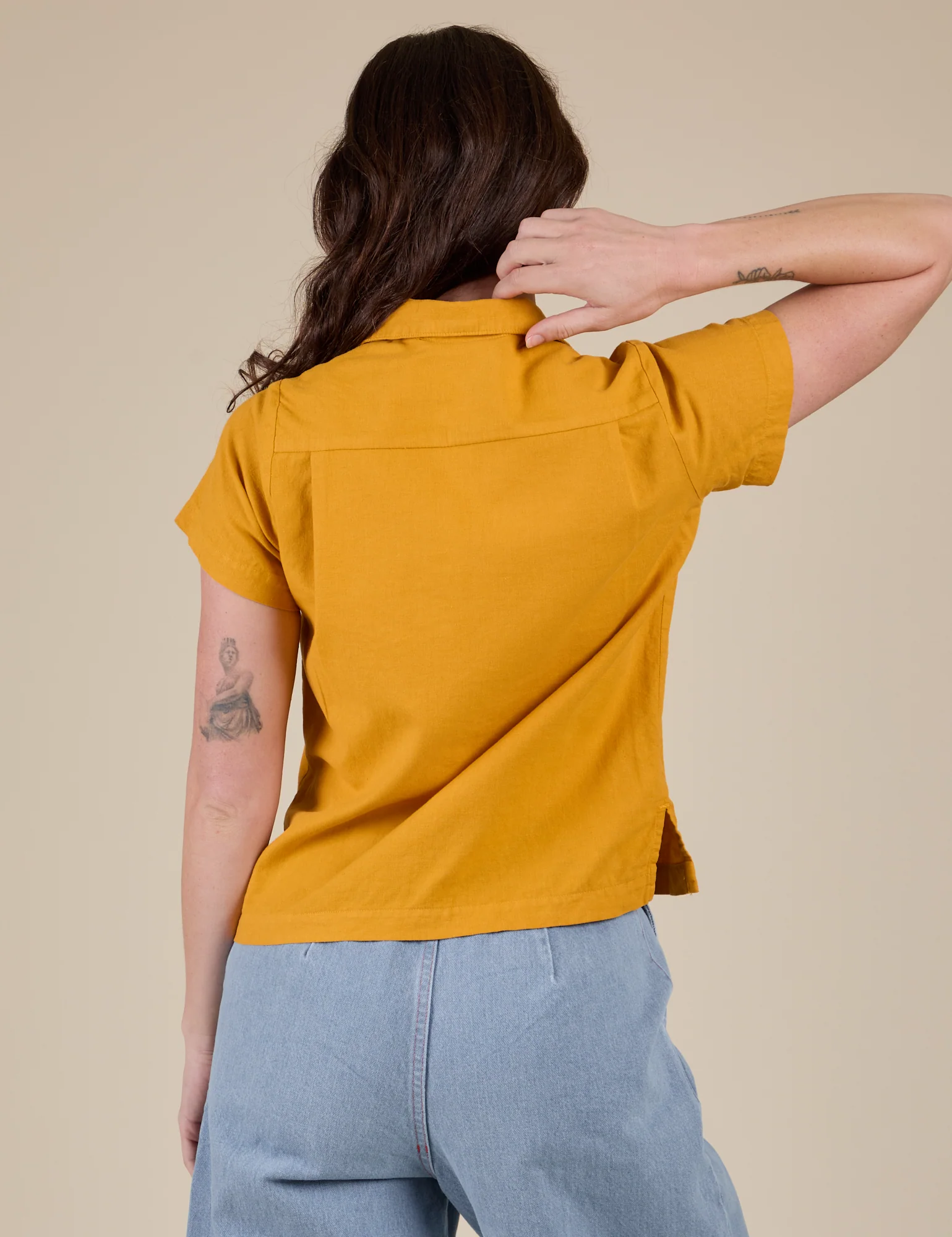 Pantry Button-Up - Mustard Yellow - Image 27