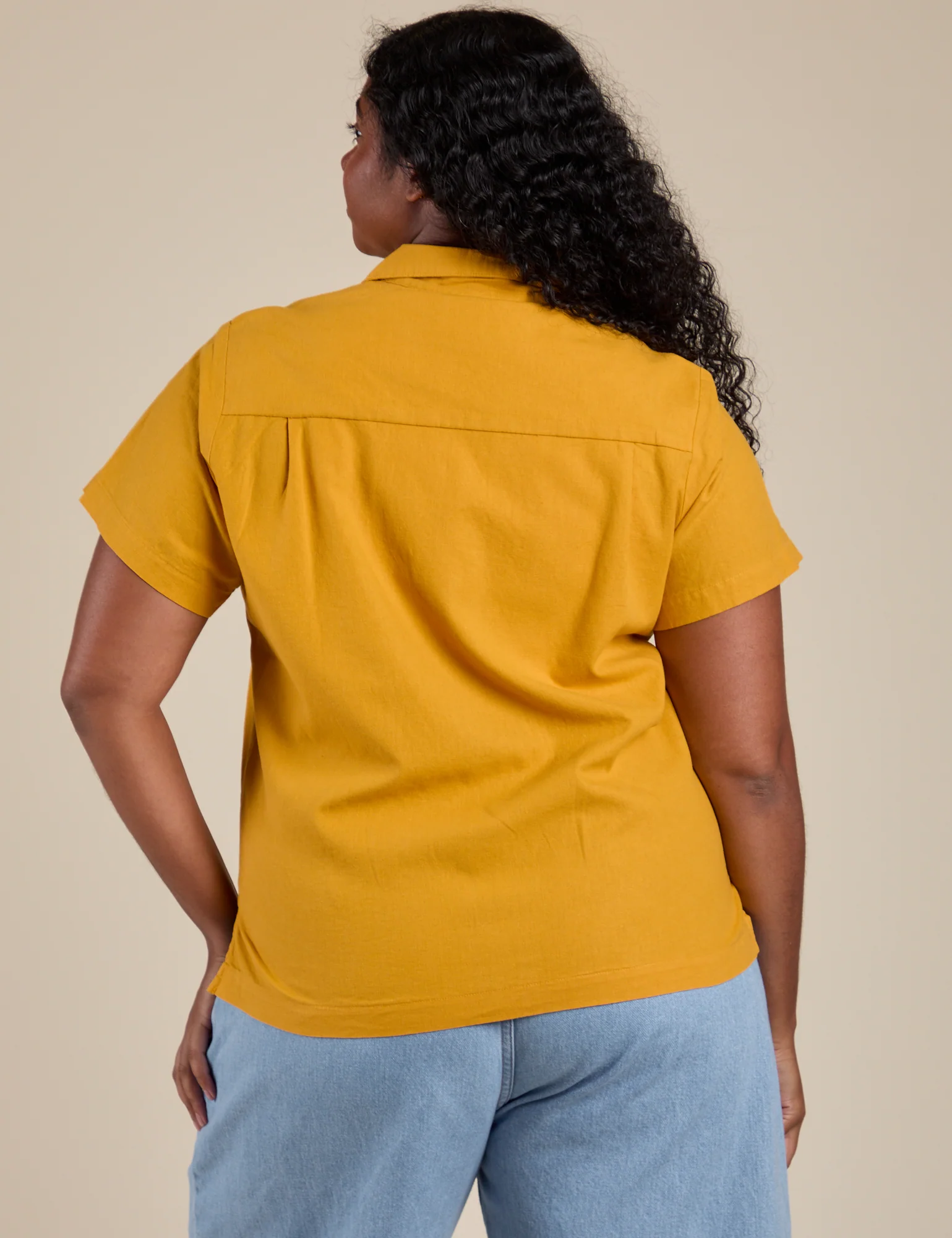 Pantry Button-Up - Mustard Yellow - Image 9