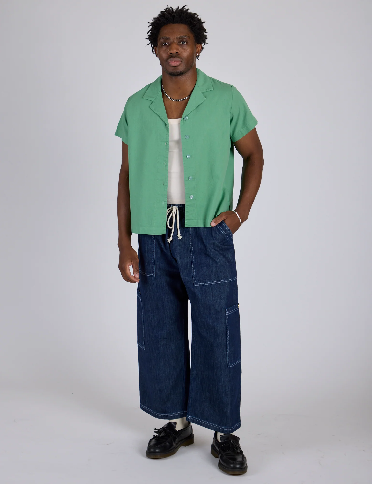 Pantry Button-Up - Seafoam Green *FINAL SALE* - Image 6