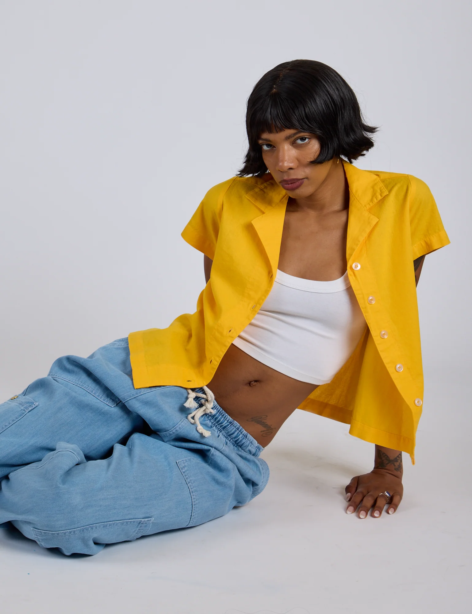 Pantry Button-Up - Sunshine Yellow *FINAL SALE* - Image 28