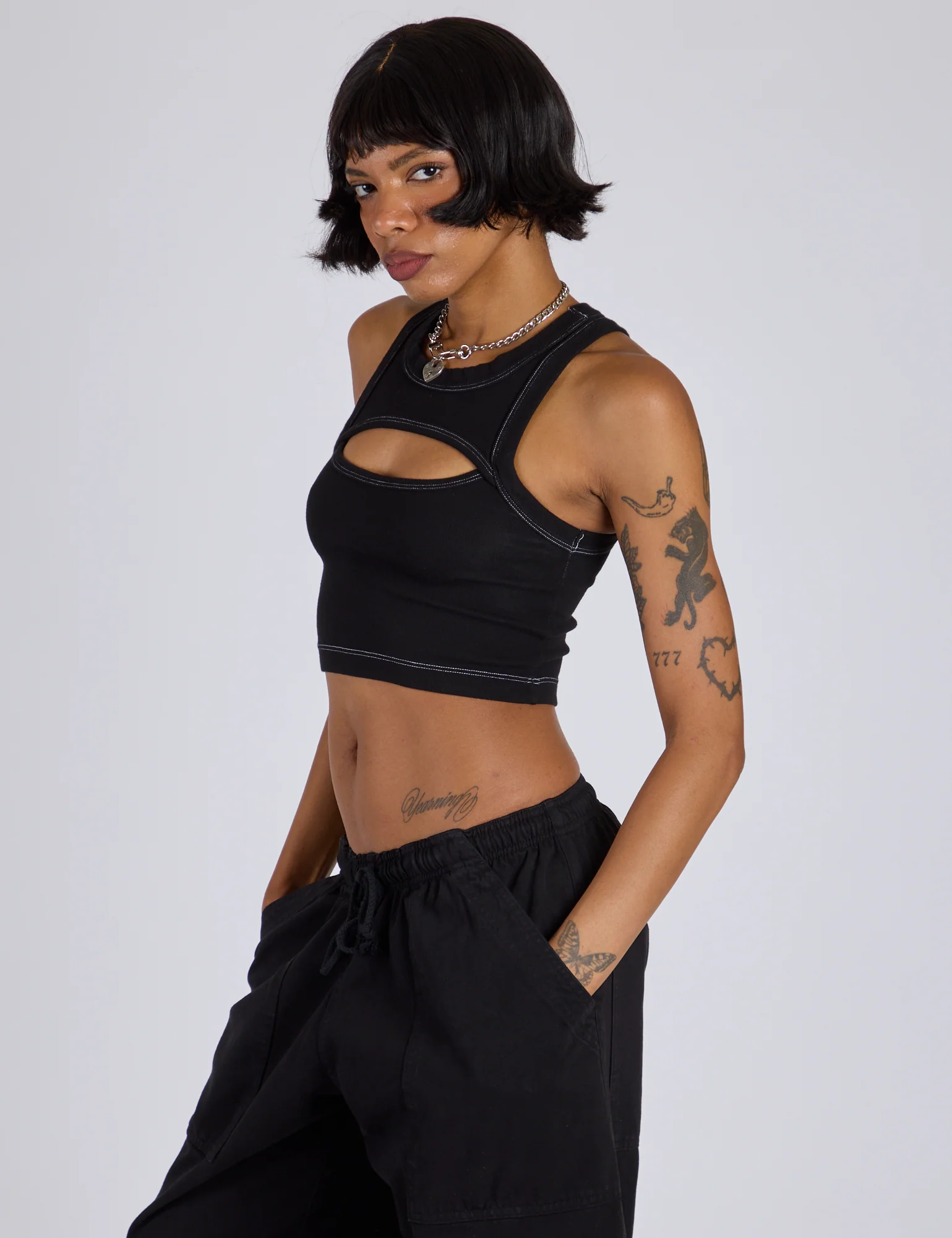 Porthole Tank - Basic Black - Image 5