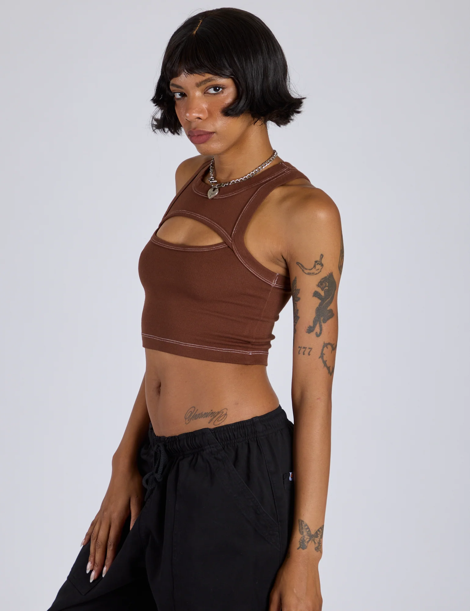 Porthole Tank - Fudgesicle Brown - Image 7