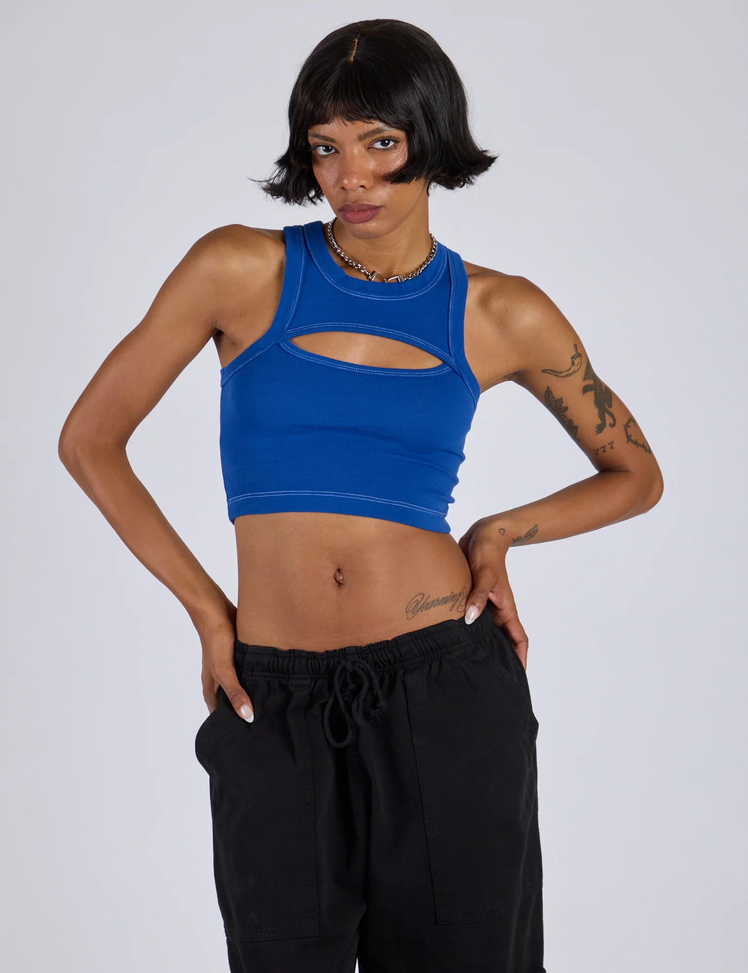 Porthole Tank - Royal Blue - Image 3