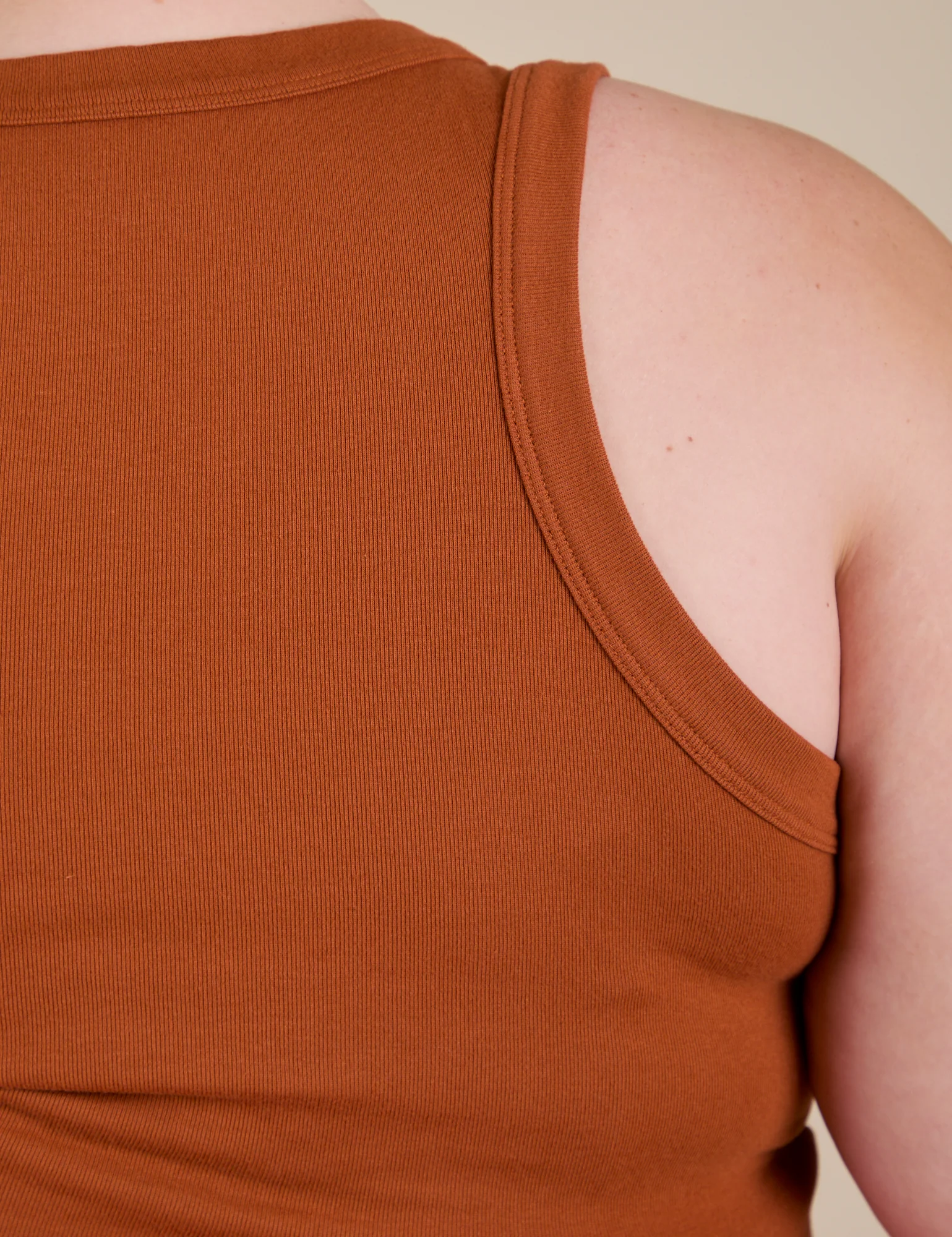 Racerback Tank - Burnt Terracotta - Image 9