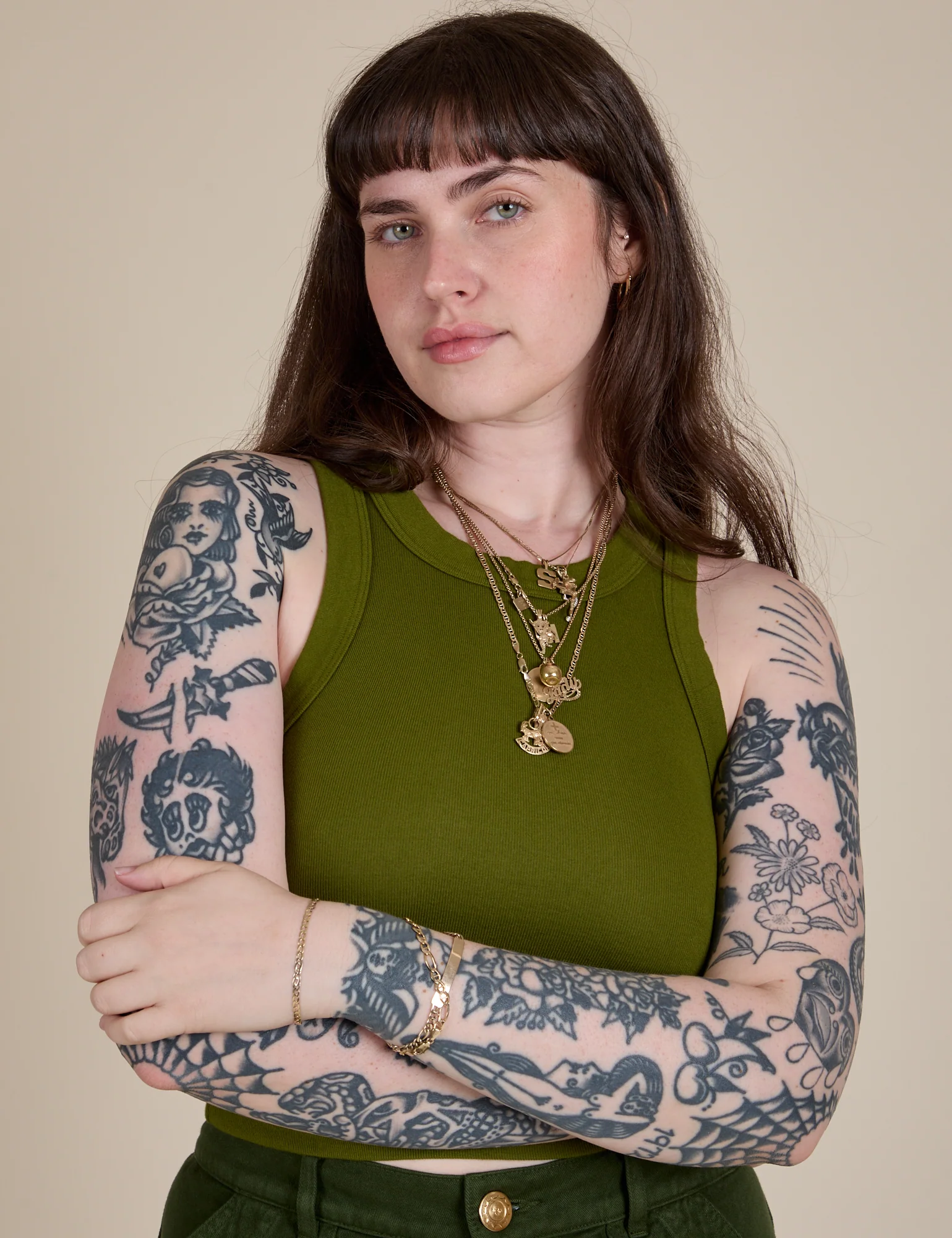 Racerback Tank - Summer Olive - Image 21