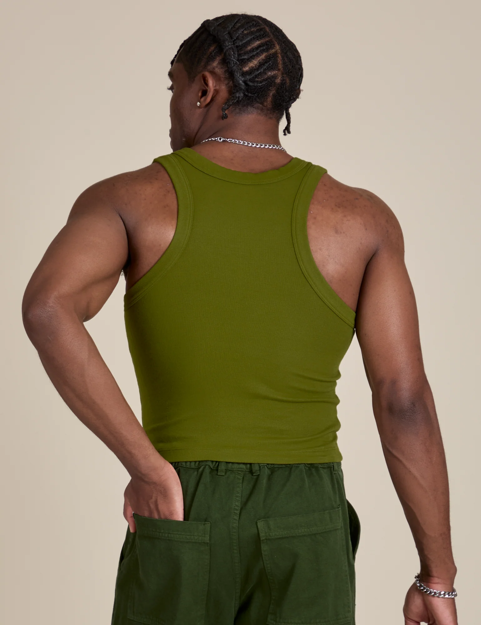 Racerback Tank - Summer Olive - Image 5