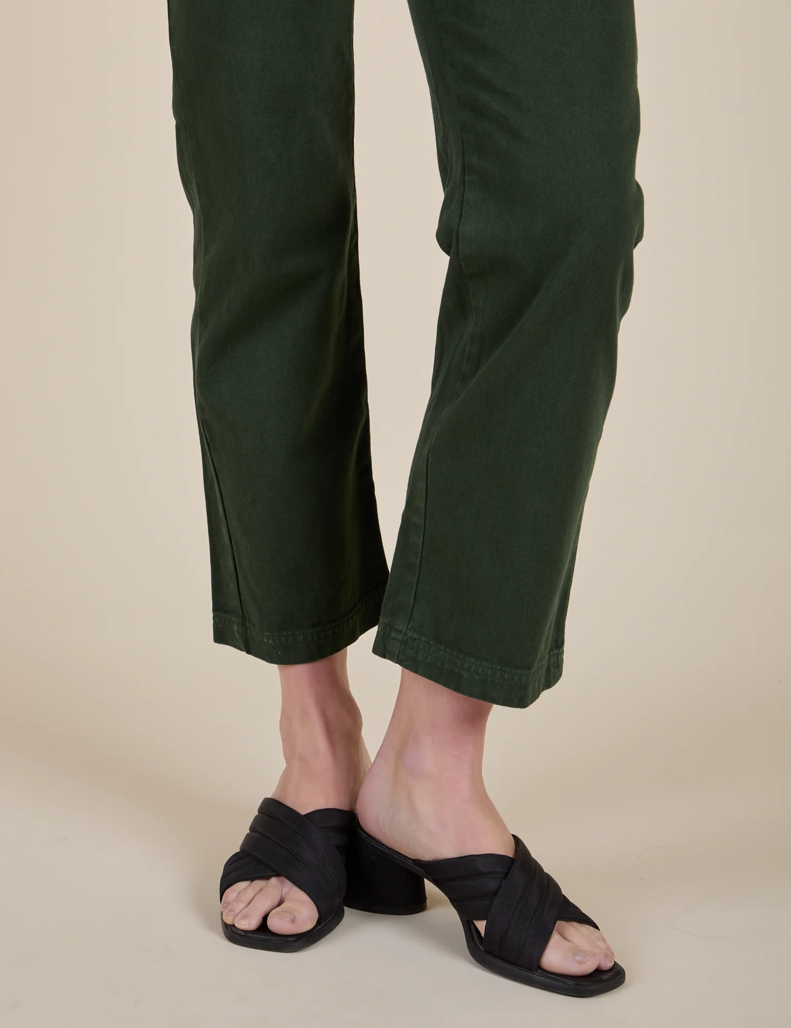 Short Sleeve Jumpsuit - Swamp Green - Image 17