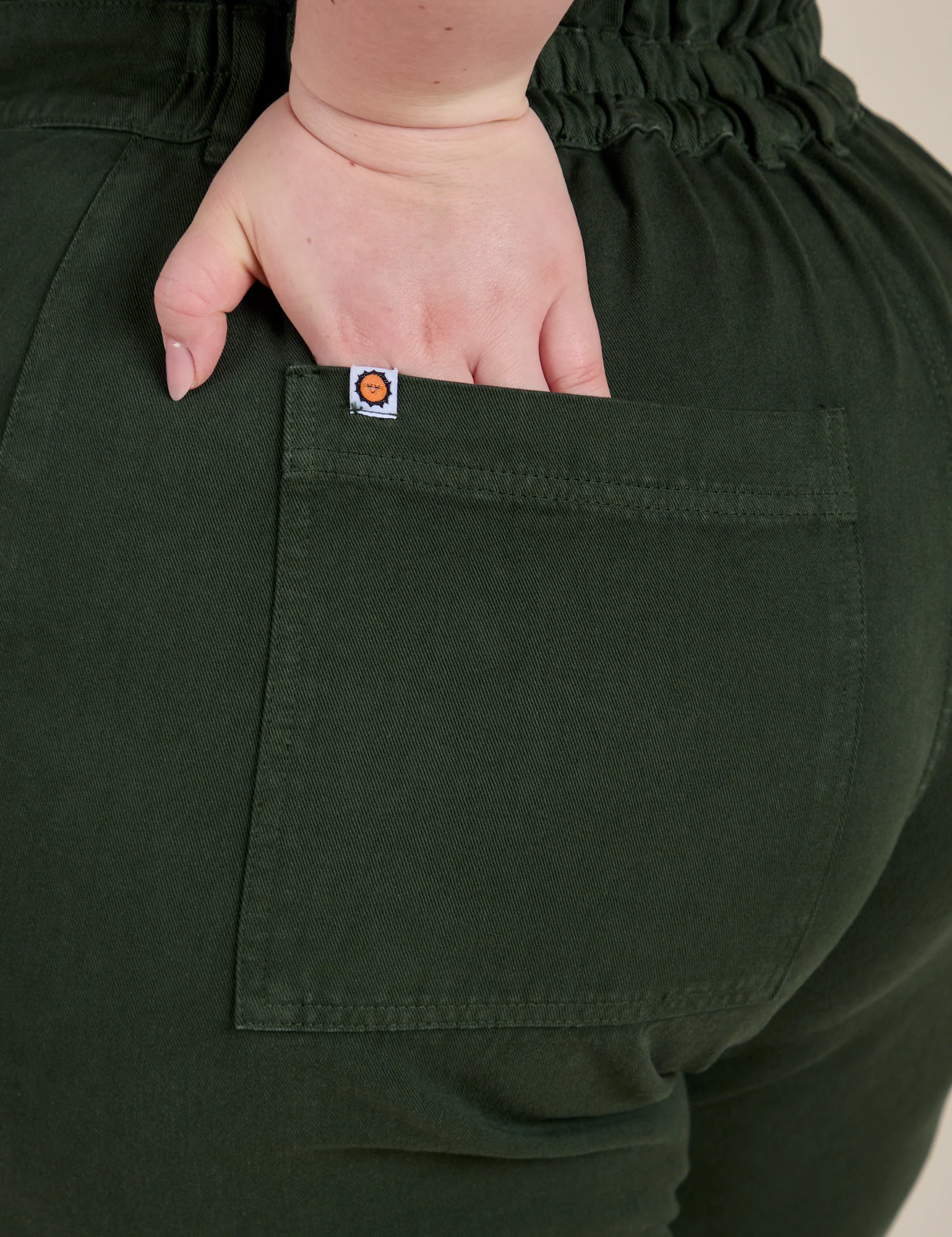Short Sleeve Jumpsuit - Swamp Green - Image 7