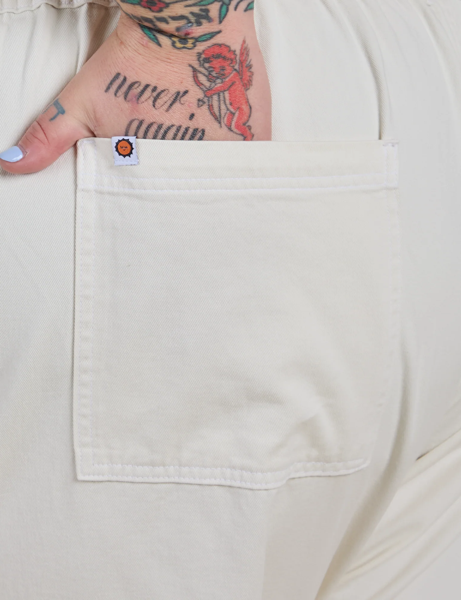 Short Sleeve Jumpsuit - Vintage Tee White - Image 15