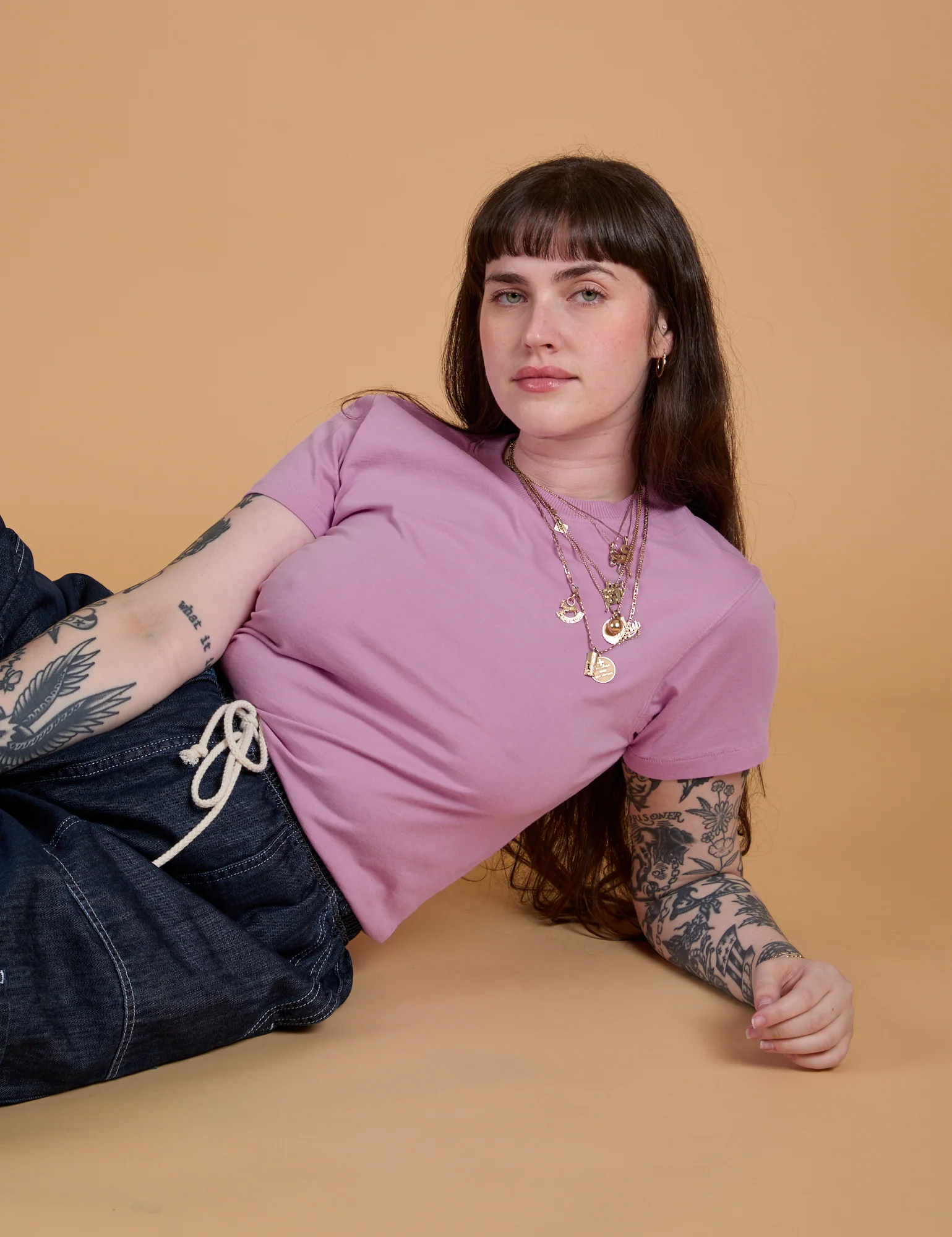 The Organic Vintage Tee - Lilac Purple - Image 10