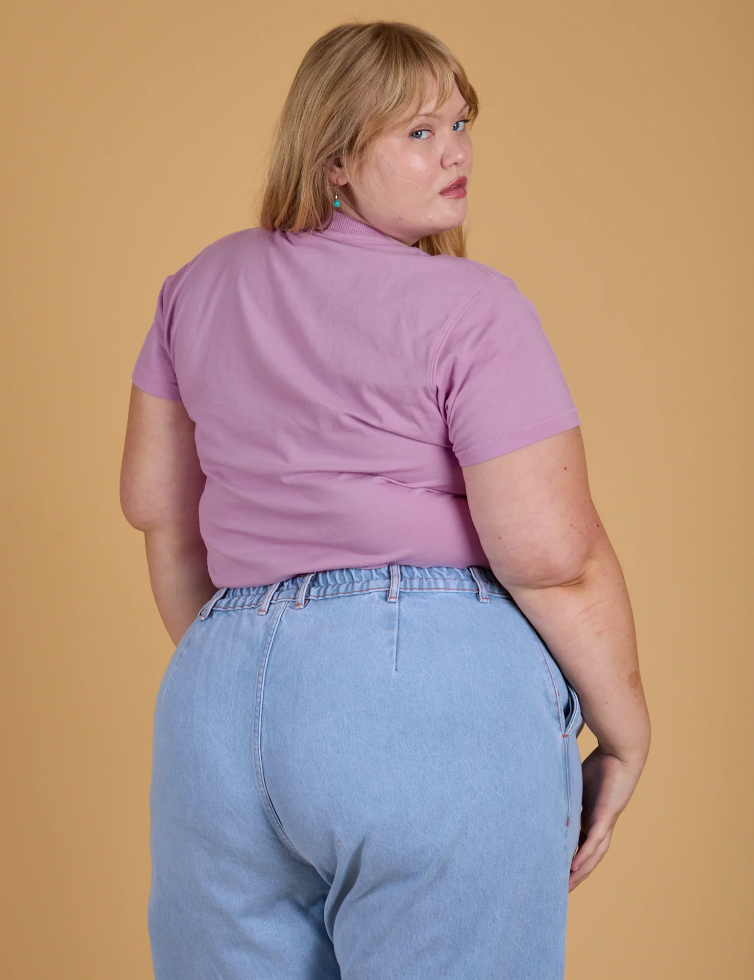 The Organic Vintage Tee - Lilac Purple - Image 16