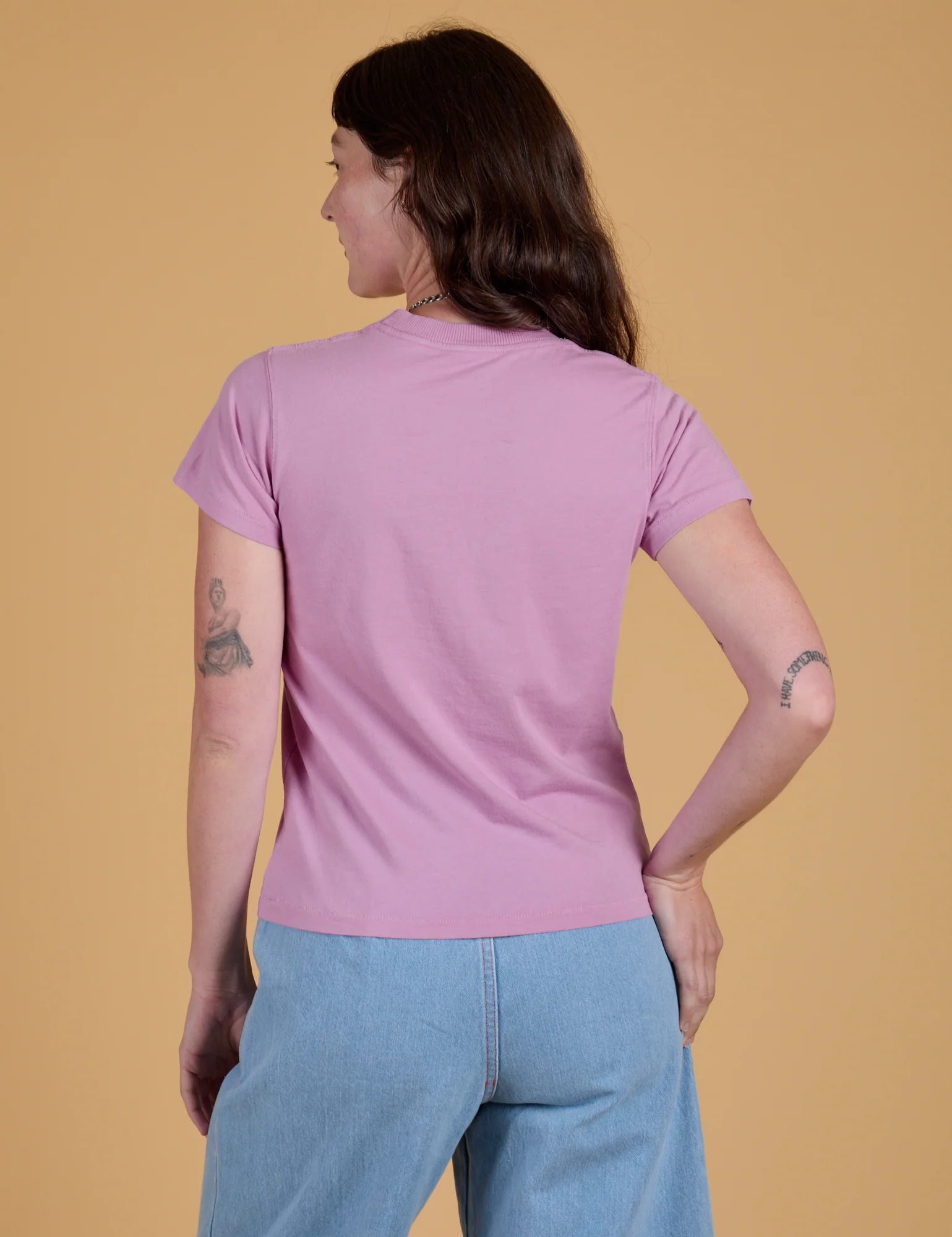 The Organic Vintage Tee - Lilac Purple - Image 22