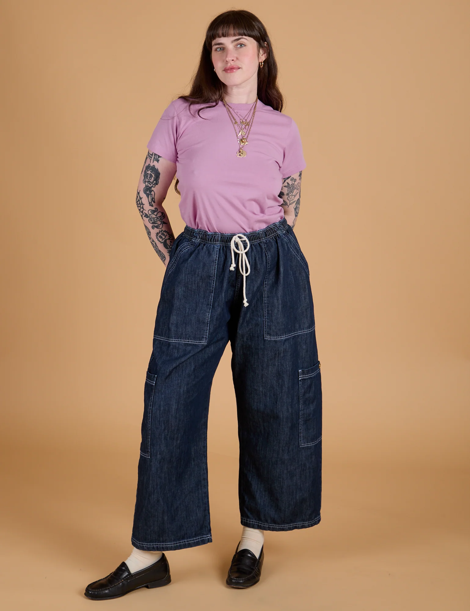 The Organic Vintage Tee - Lilac Purple - Image 9