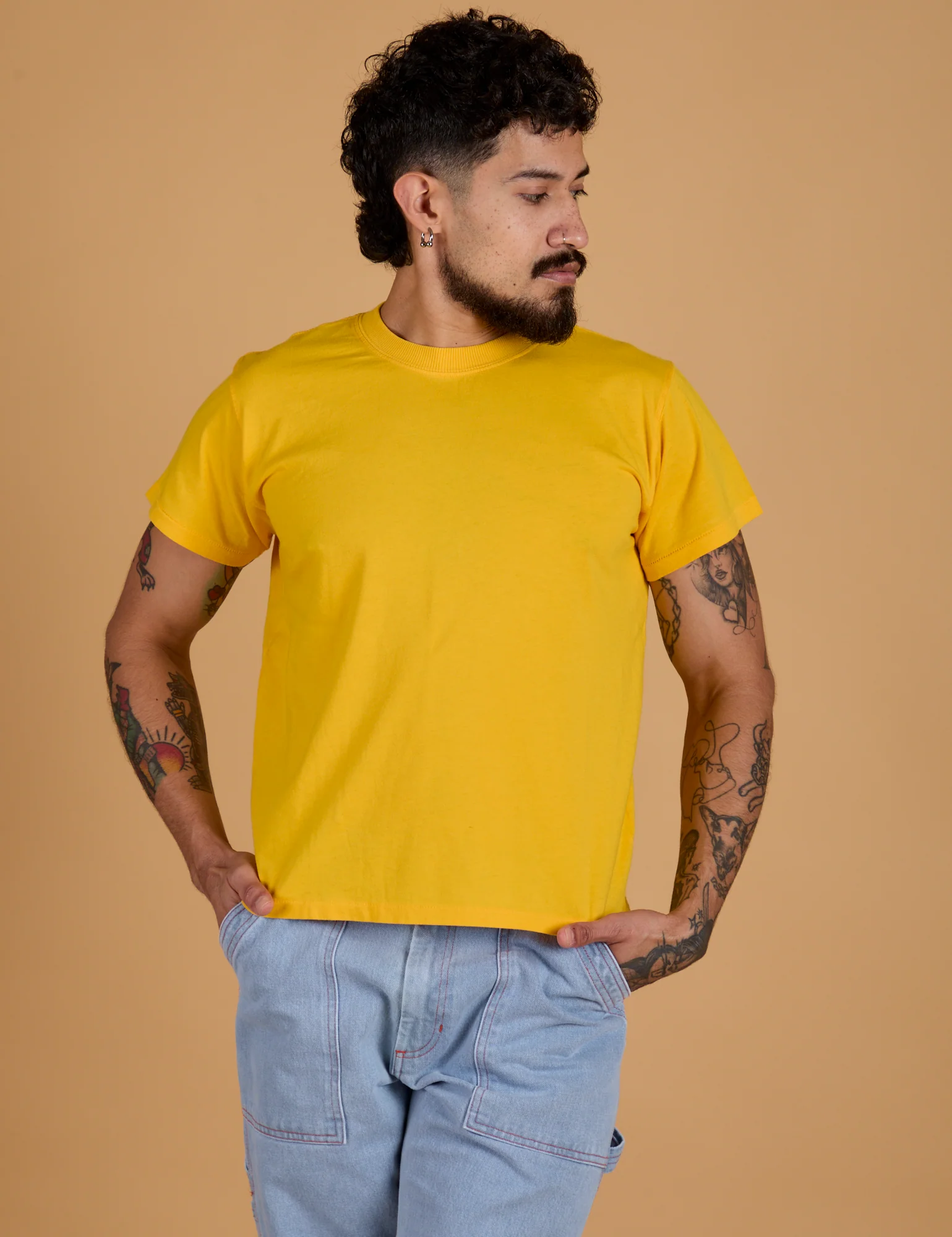 The Organic Vintage Tee - Sunshine Yellow - Image 10