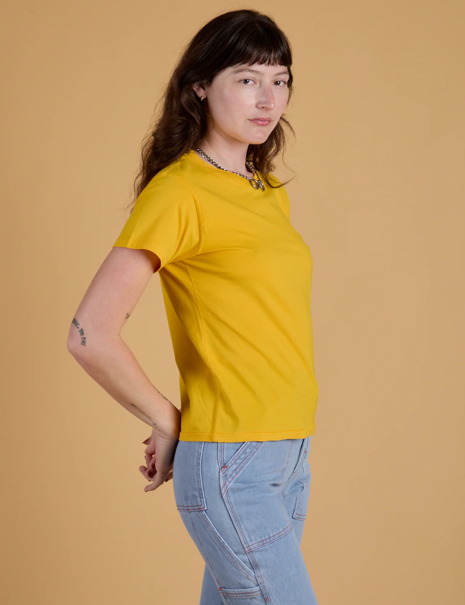 The Organic Vintage Tee - Sunshine Yellow - Image 19