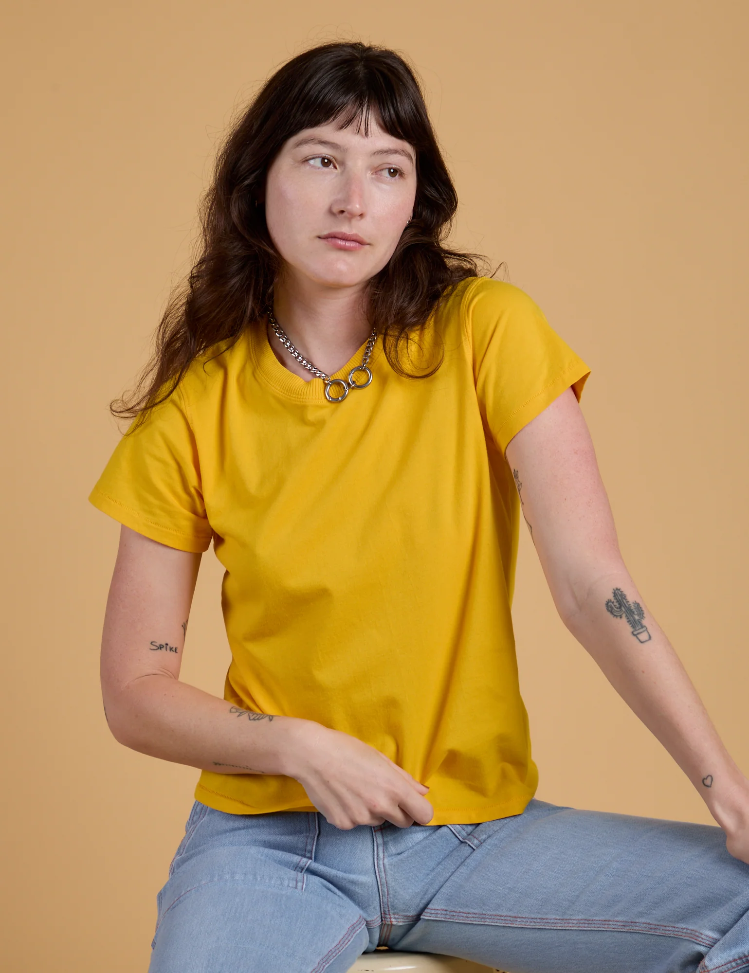 The Organic Vintage Tee - Sunshine Yellow - Image 23