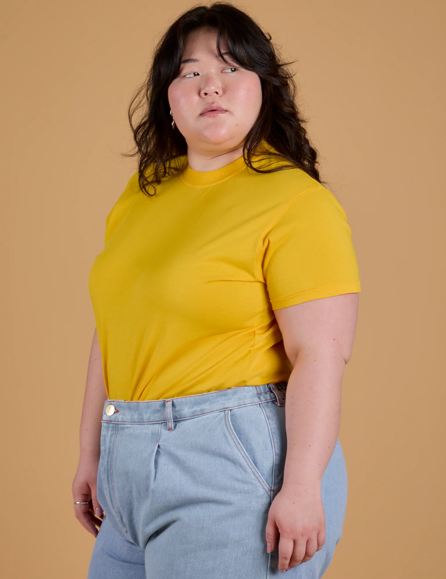 The Organic Vintage Tee - Sunshine Yellow - Image 6