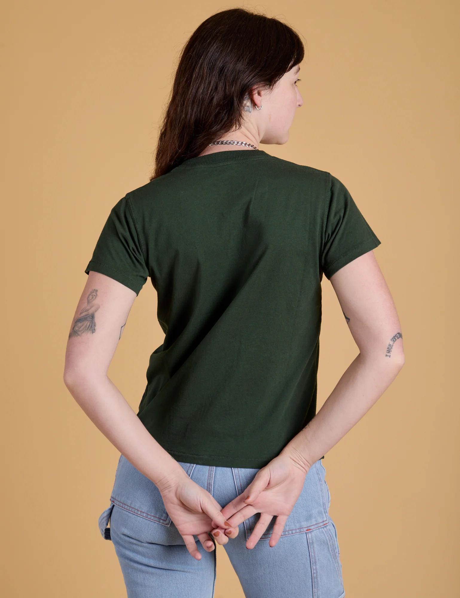 The Organic Vintage Tee - Swamp Green - Image 9