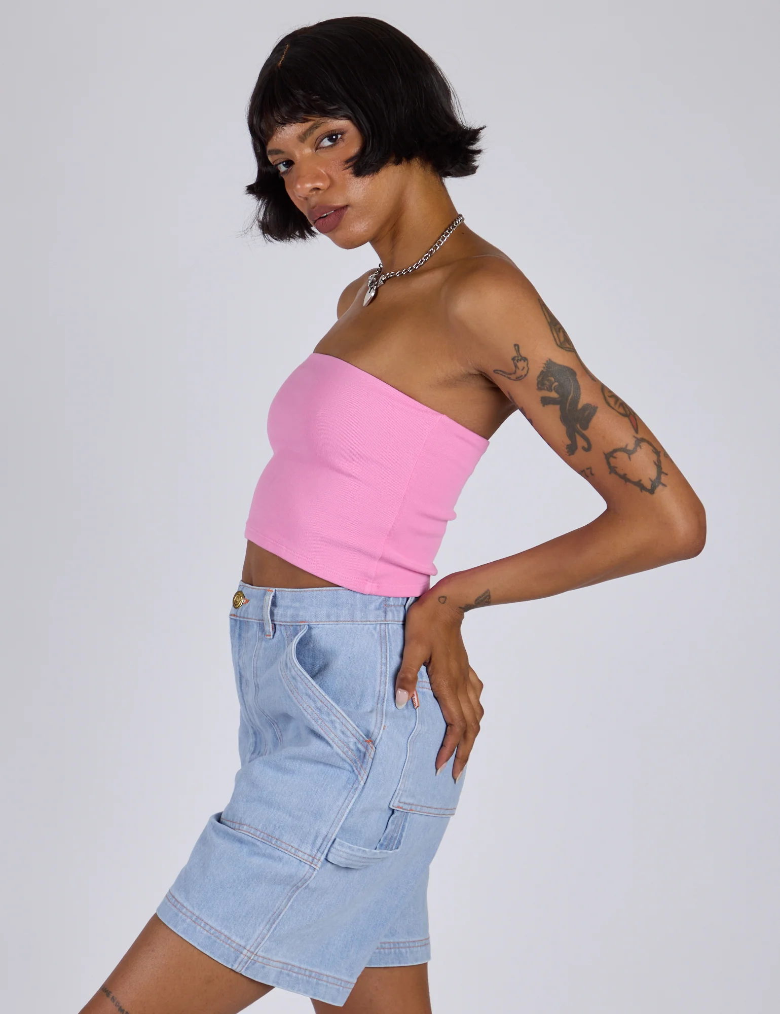 Tube Top - Bubblegum Pink - Image 7