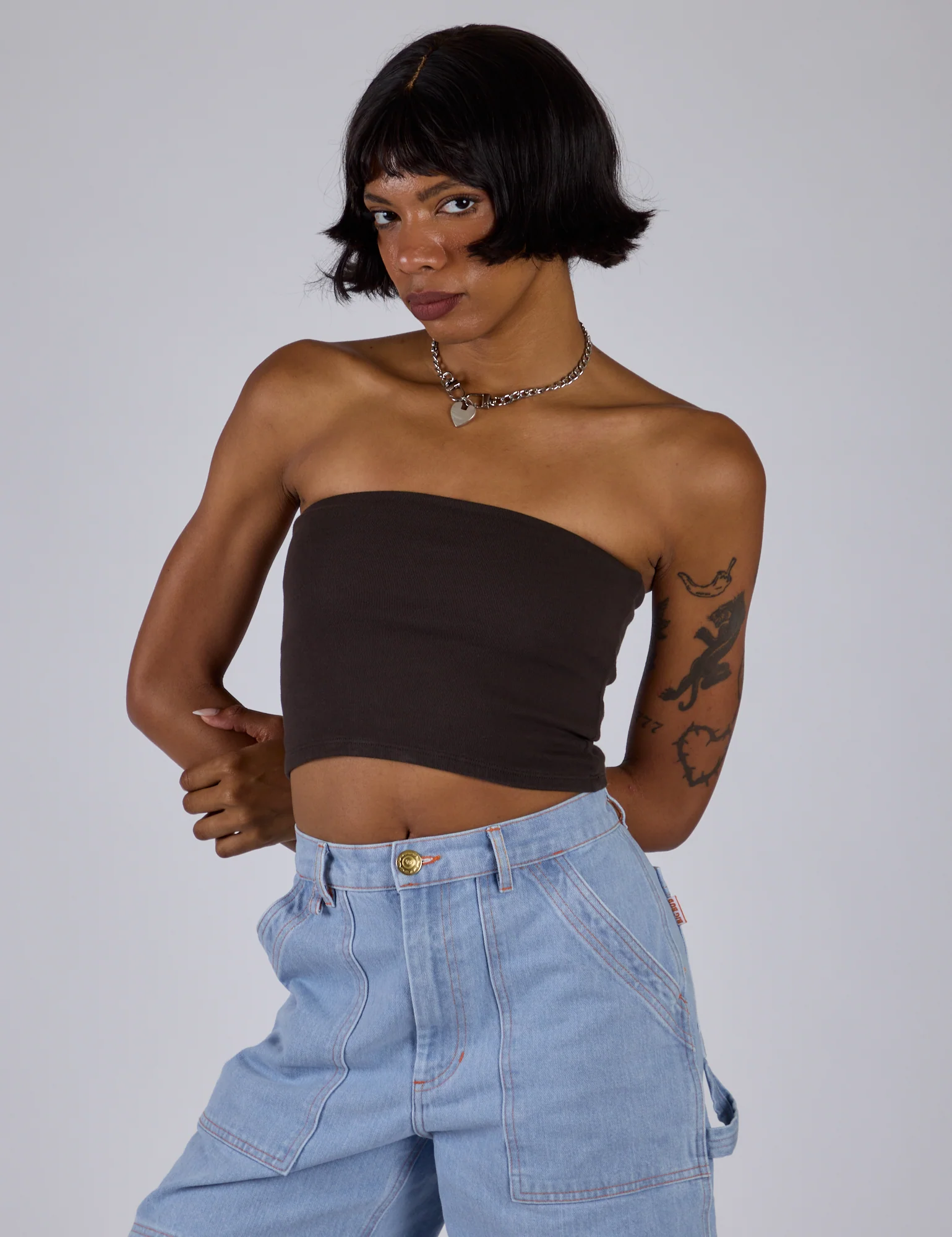 Tube Top - Espresso Brown - Image 13