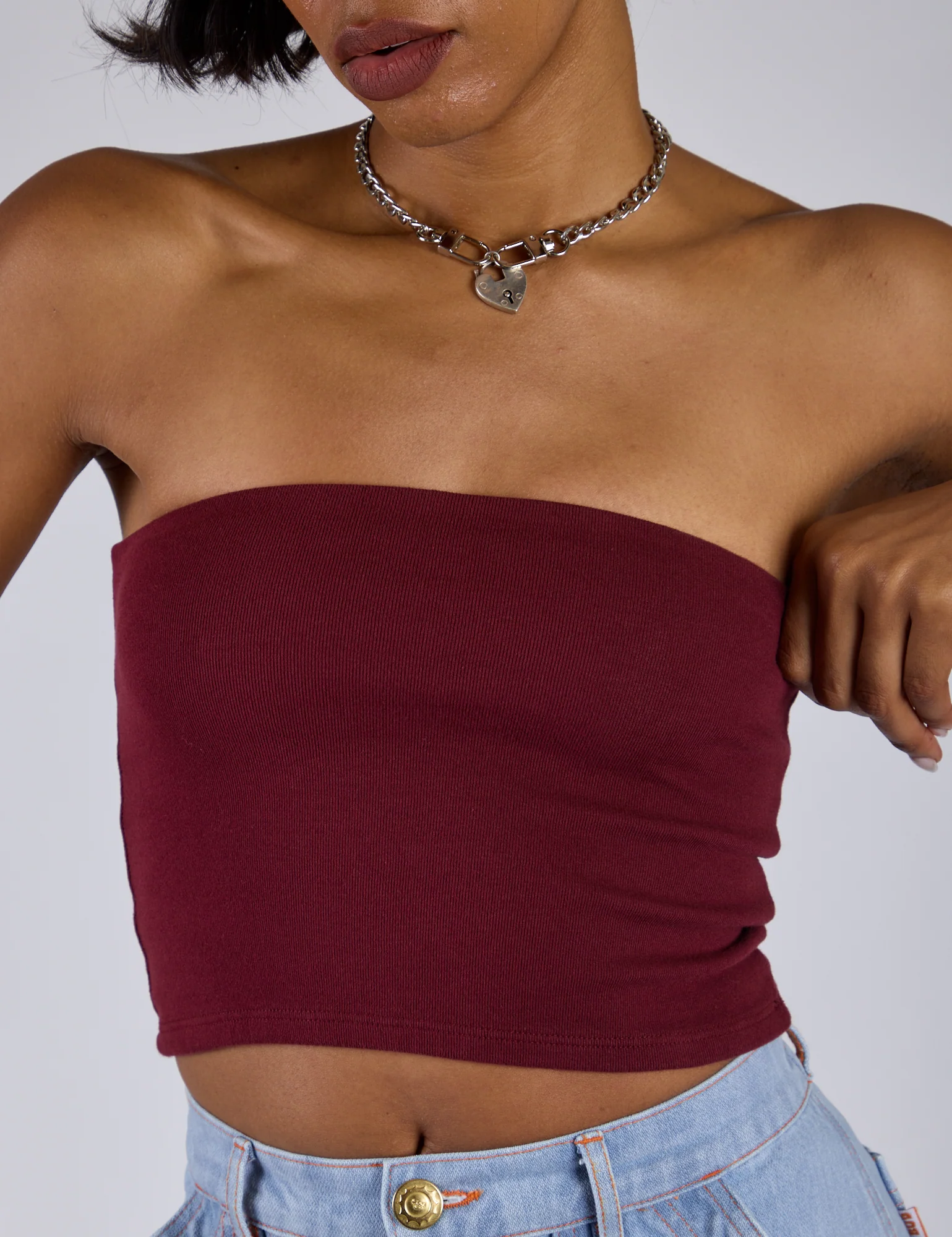 Tube Top - Red Wine - Image 10