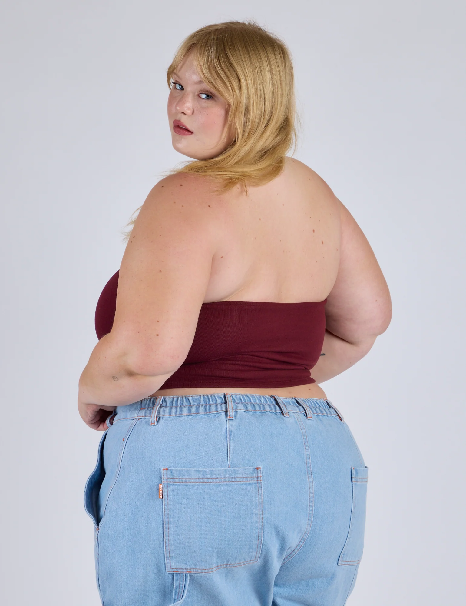 Tube Top - Red Wine - Image 7