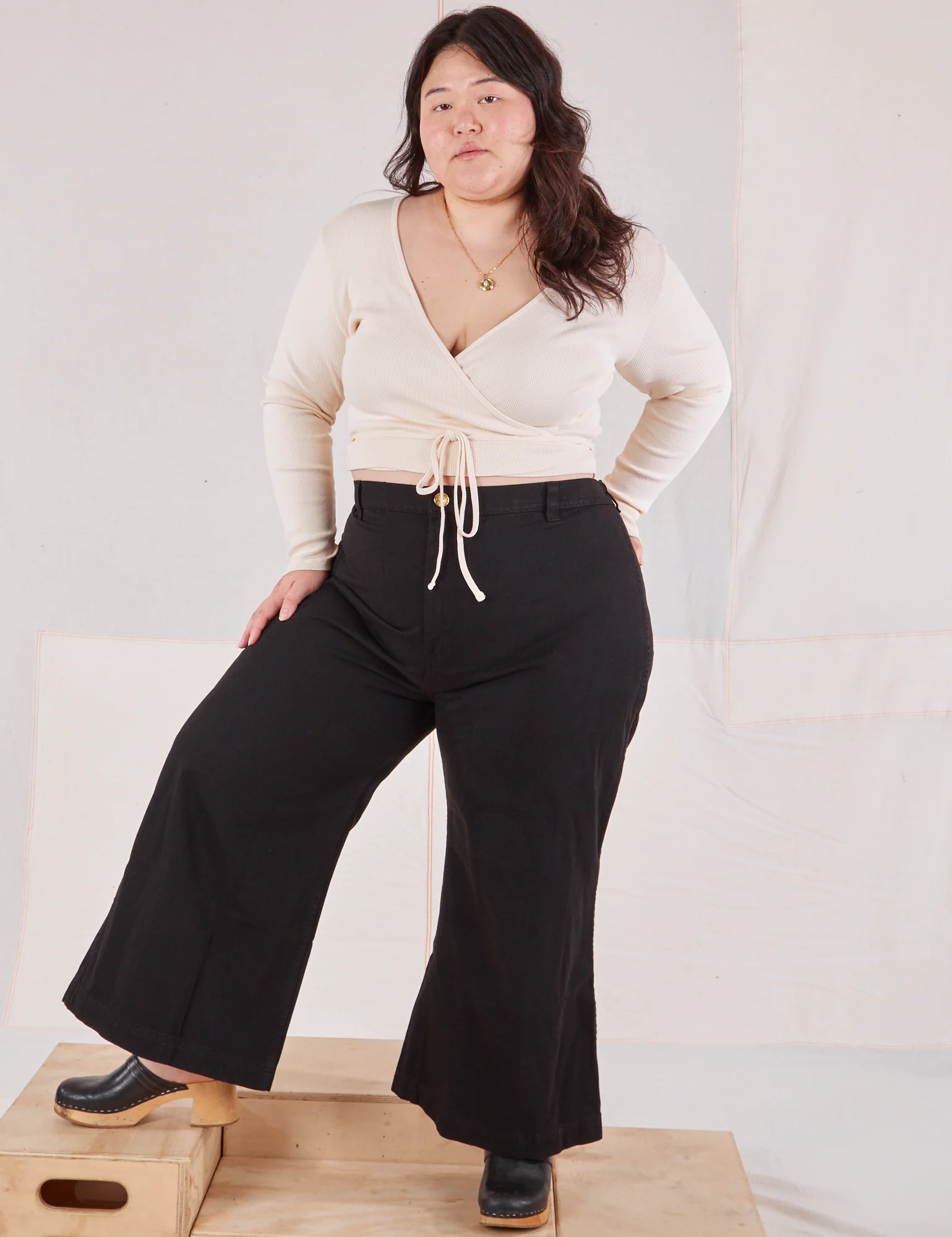 Wrap Top - Vintage Tee Off-White *FINAL SALE* - Image 14
